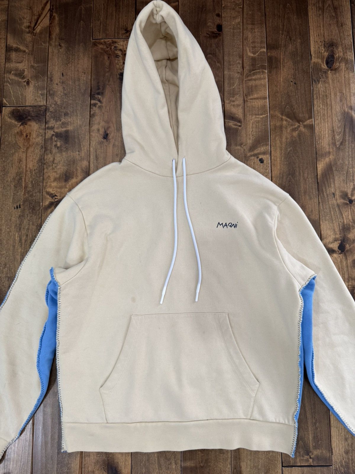 Marni Marni two tone hoodie Size US S / EU 44-46 / 1 - 4 Thumbnail