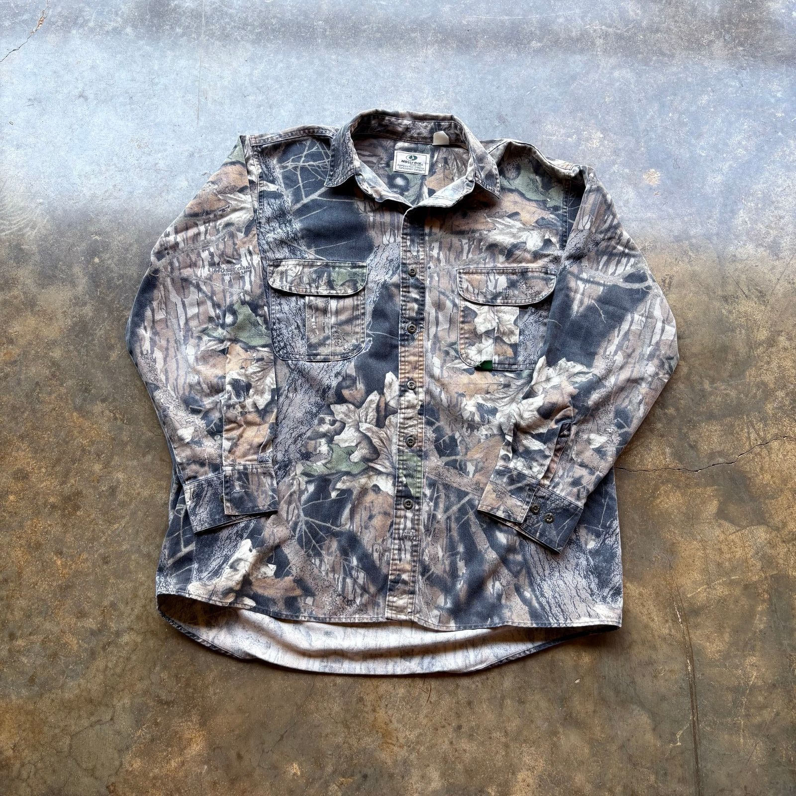 Mossy Oaks Vintage 80s Mossy oaks camo cotton Shirt Size US XL / EU 56 / 4 - 1 Thumbnail