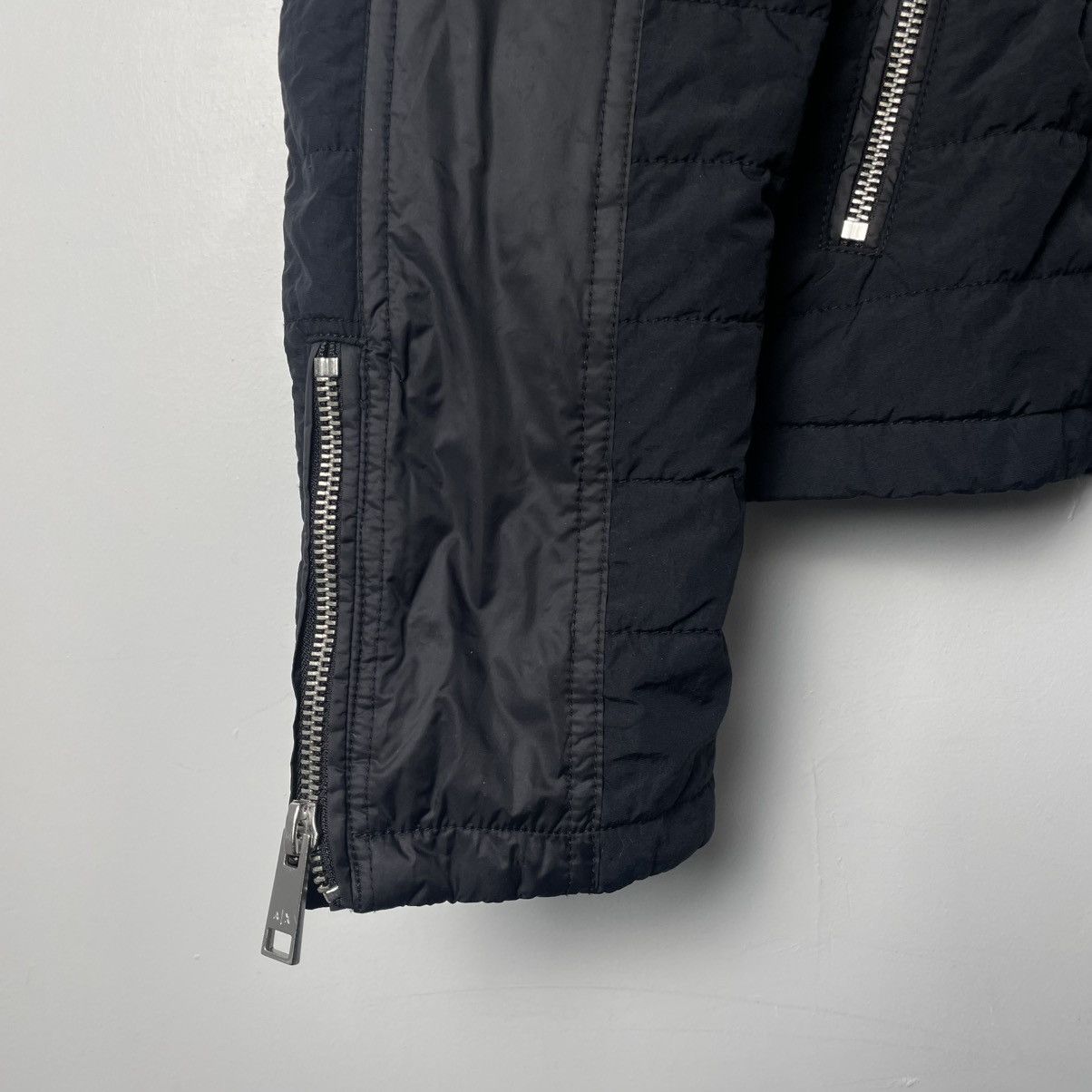 Armani Exchange Armani Exchange Asymmetrical Biker Jacket Size US S / EU 44-46 / 1 - 4 Thumbnail