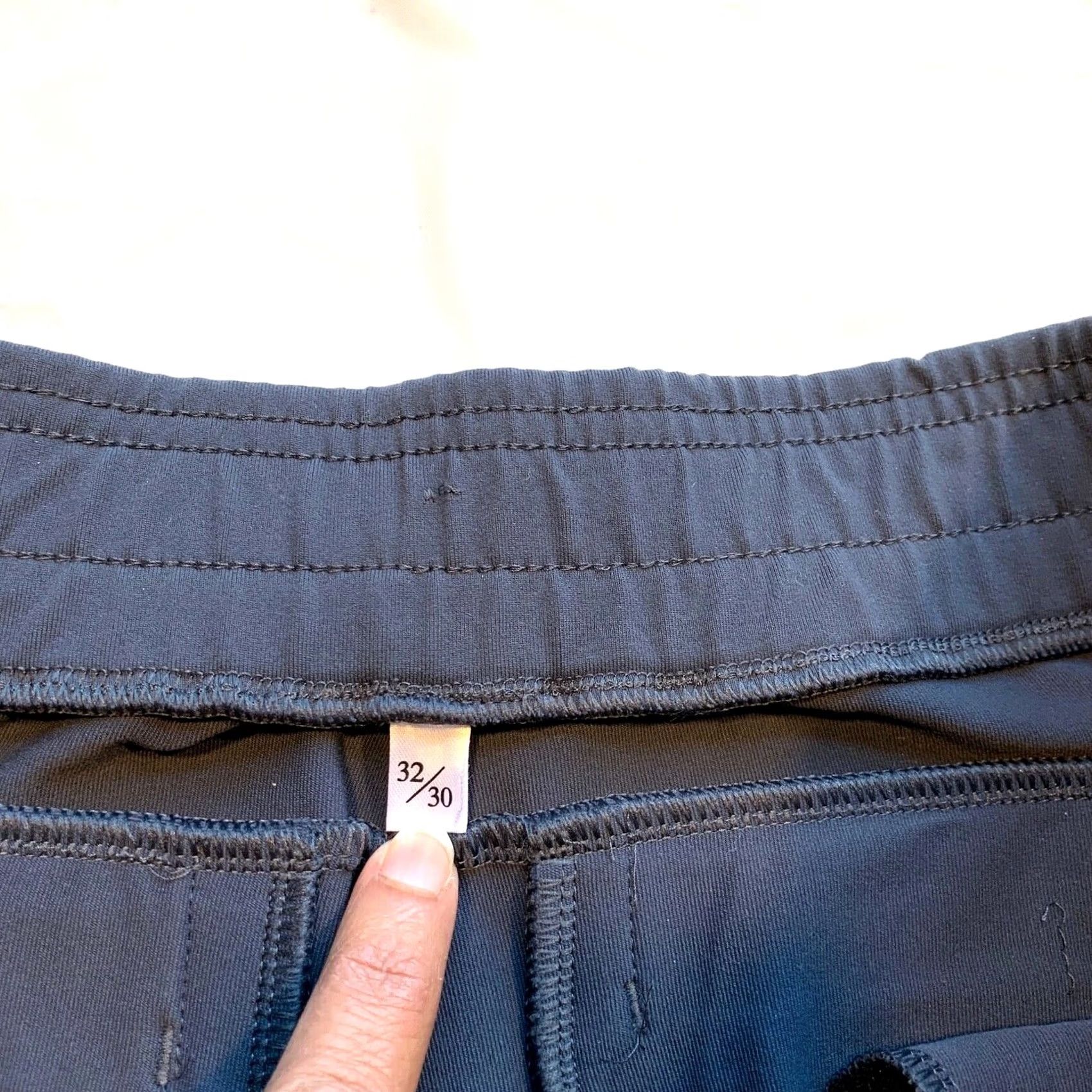 Vintage Public Rec All Day Every Day Pants Nylon Stretch Elastic Waist Jogger 32/30 Mens Gray 4-Pocket Zipper Size US 32 / EU 48 - 6 Thumbnail