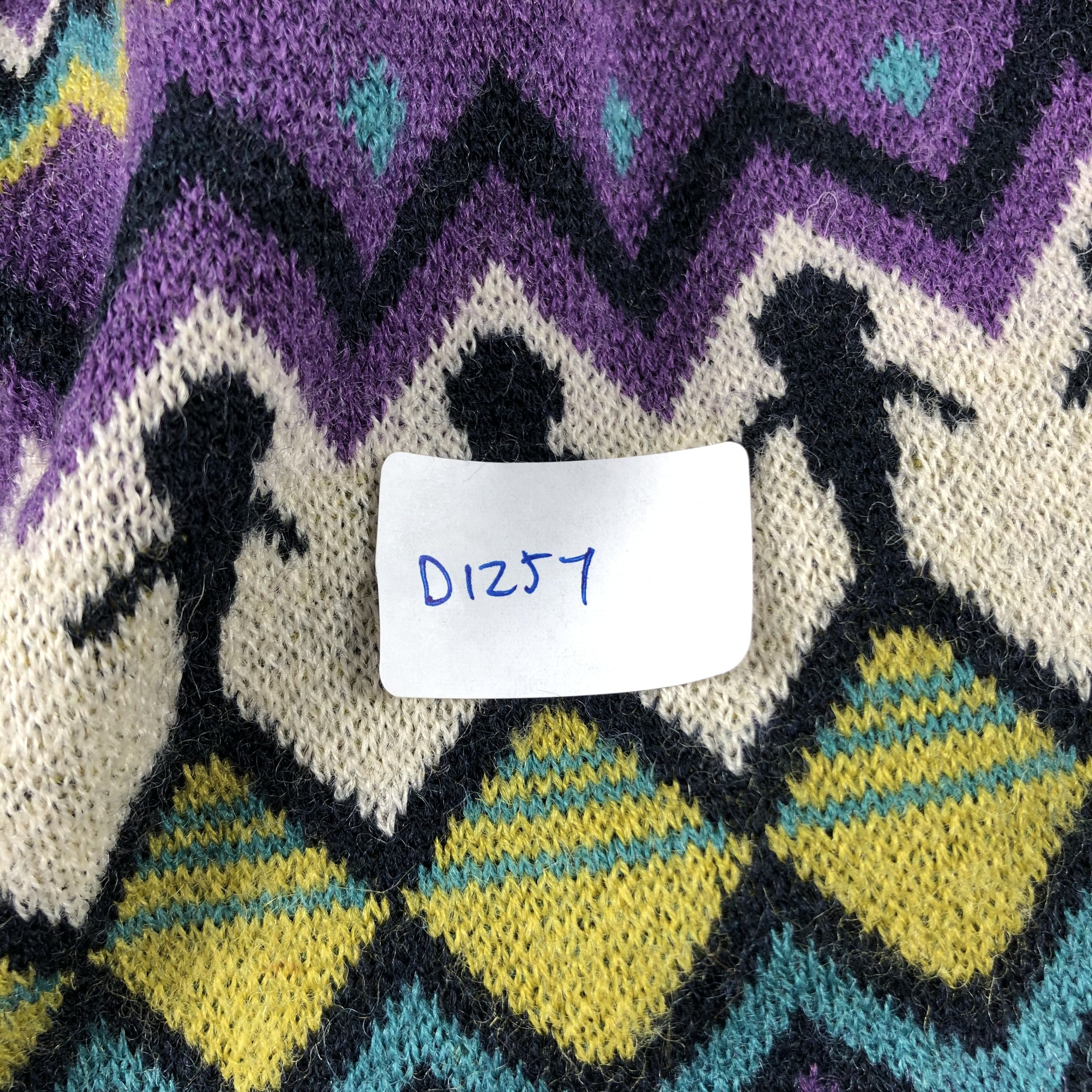 Vintage Jochomola Multiclor Beanie Snow Hat Snow Cap -D1257 Size ONE SIZE - 6 Thumbnail