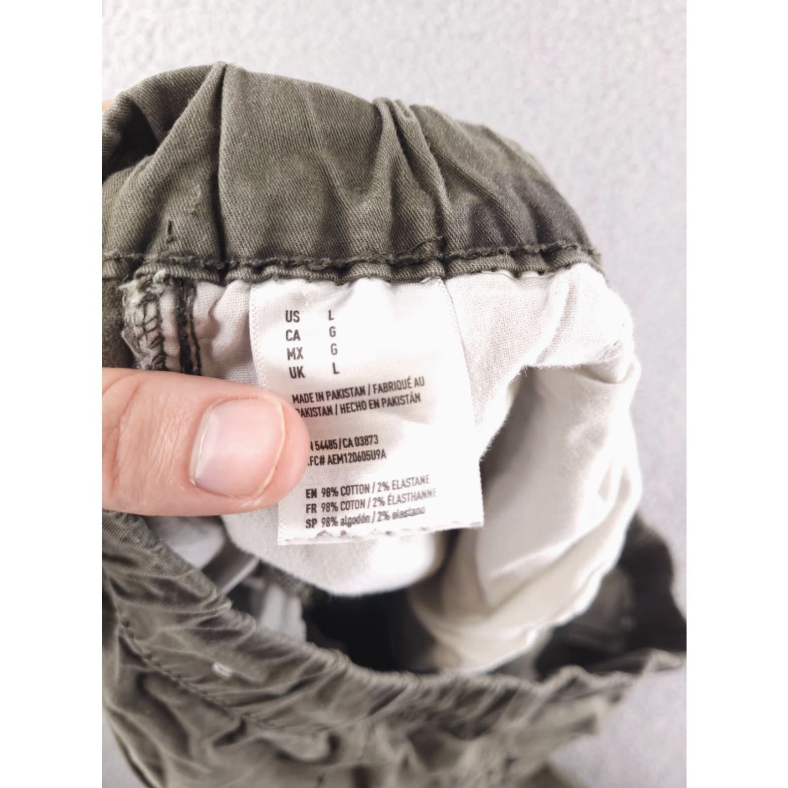 American Eagle Outfitters VINTAGE American Eagle Pants Mens Large Jogger Cropped Camouflage Green Slim Cut off Size US 38 / EU 54 - 6 Thumbnail