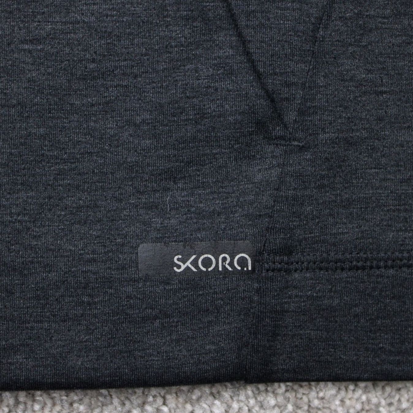 Vintage Skora Hoodie Mens Large Gray Qwick Dry Stretch Hooded Sweatshirt Pullover Size US L / EU 52-54 / 3 - 5 Thumbnail