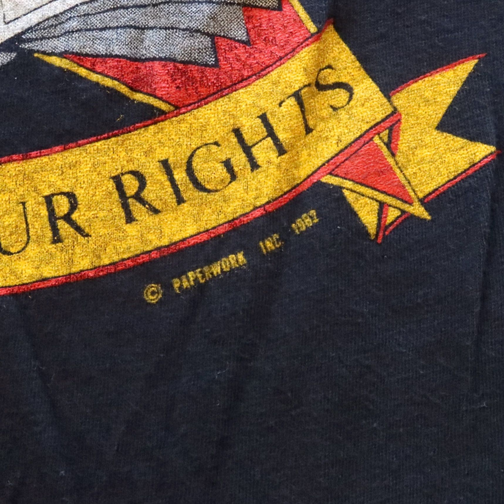 Vintage VINTAGE The Clash Combat Rock Tshirt North American Campaign Black L Mens Size US L / EU 52-54 / 3 - 6 Thumbnail