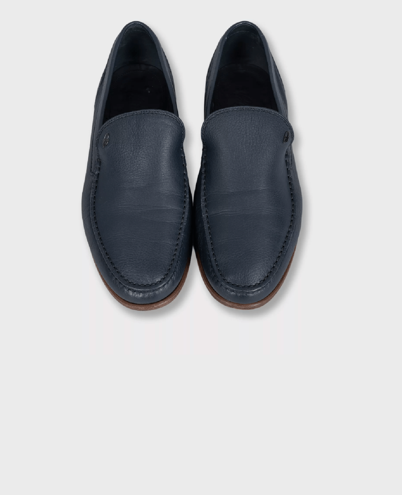 Brioni Brioni Men's Black Leather Loafers Size US 9.5 / EU 42-43 - 2 Thumbnail
