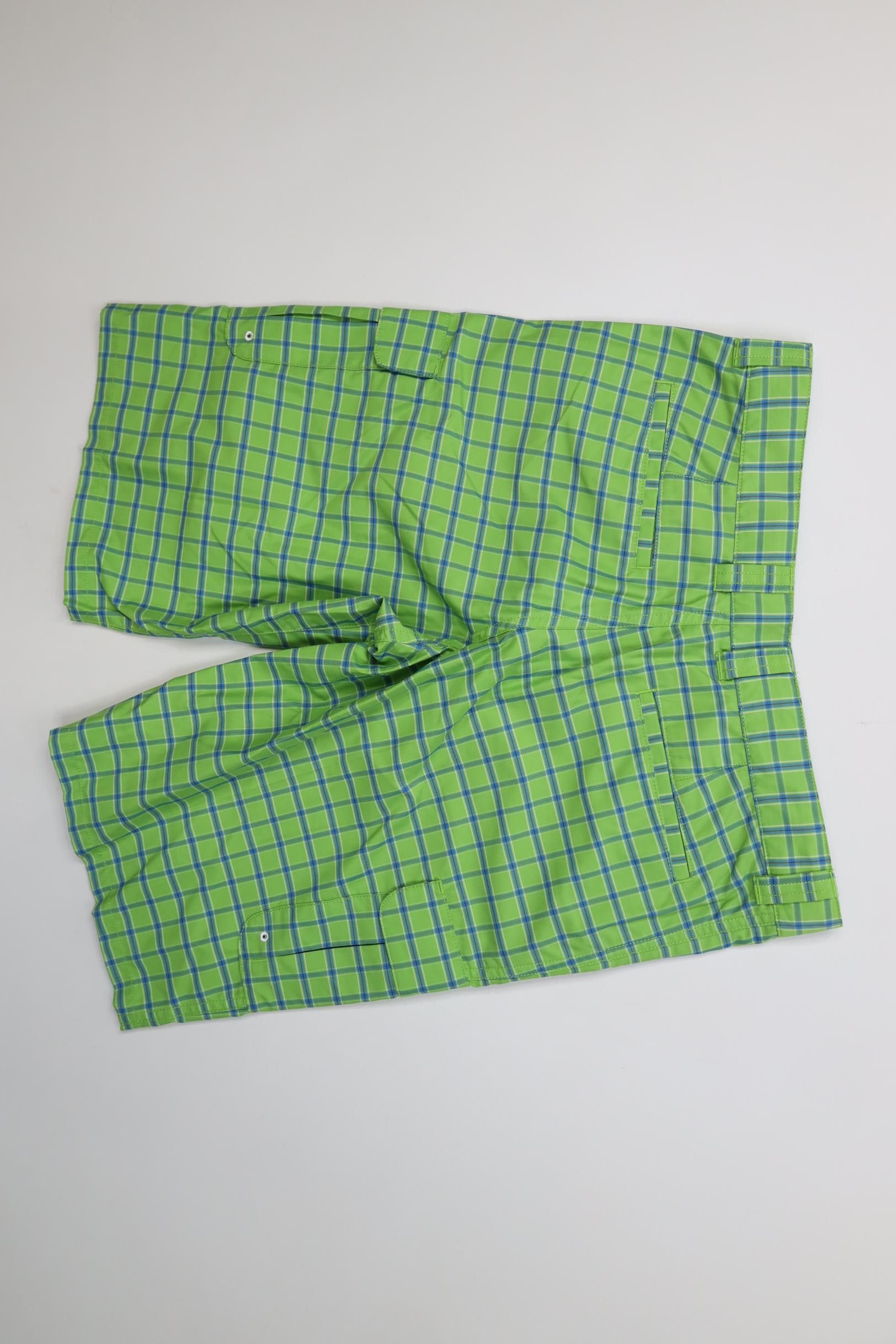 Nike Nike Golf Tech Knit Golfing Cargo Shorts Green Plaid Size US 30 / EU 46 - 8 Thumbnail