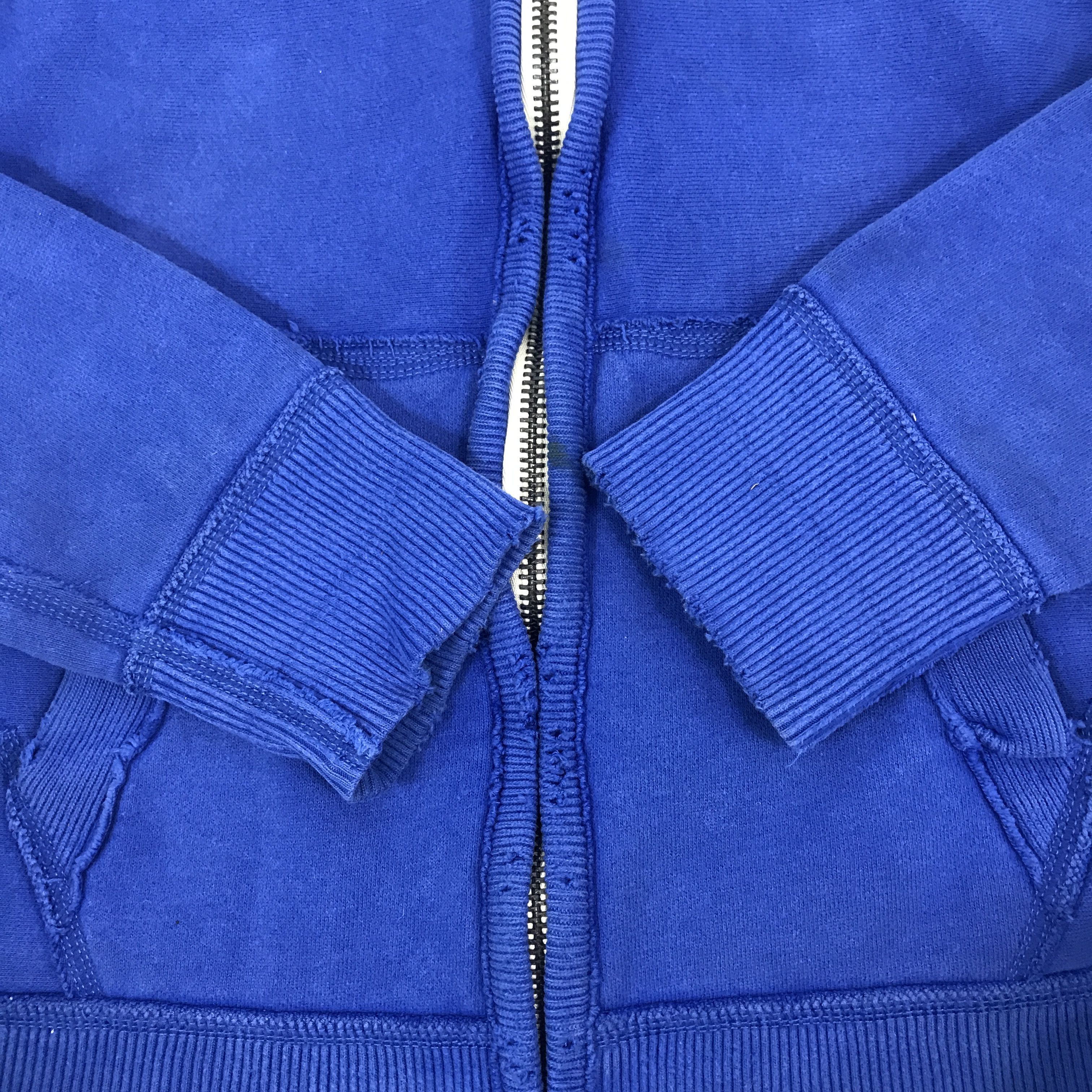 Abercrombie & Fitch × Vintage Vintage Abercrombie & Fitch Distressed blue hoodie Jacket Size US S / EU 44-46 / 1 - 7 Thumbnail