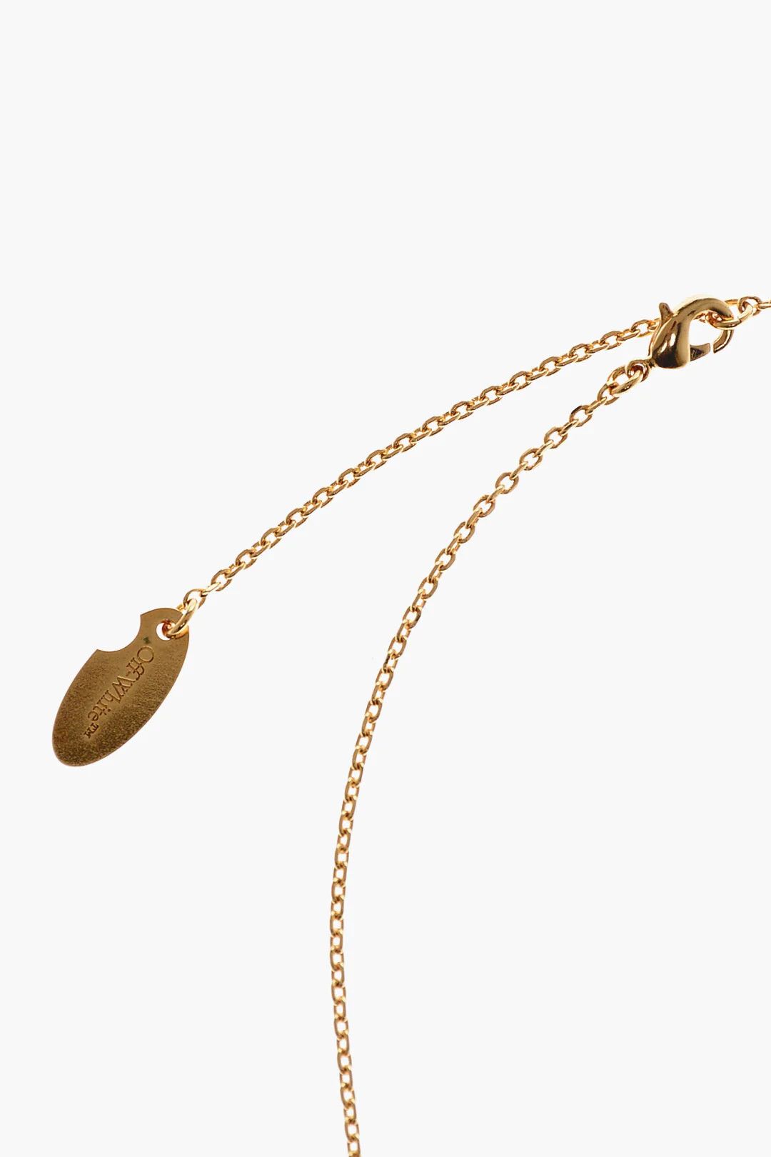 Off-White og1mm0426 Size: OS / Gold-Effect Brass Necklace in Gold Size ONE SIZE - 3 Thumbnail