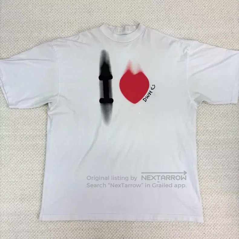 Balenciaga Balenciaga Valentine's Day Limited Edition Printed T-Shirt Size US XXS / EU 40 - 1 Thumbnail