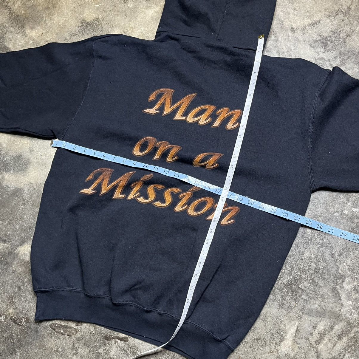 Vintage Vintage gammaray man on a mission band tour hoodie Size US XL / EU 56 / 4 - 7 Thumbnail