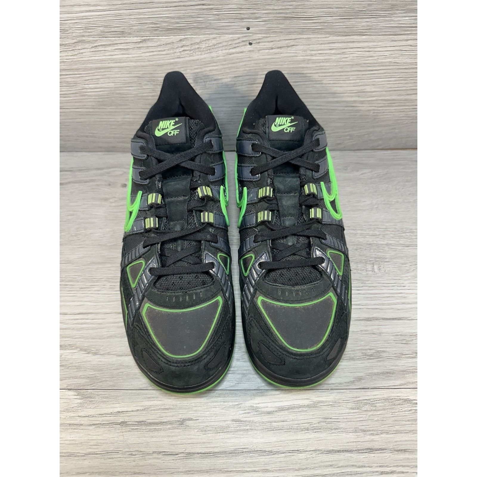 Nike × Off-White Nike Air Rubber Dunk x Off-White Low Green Strike - Size 11 Size US 11 / EU 44 - 4 Thumbnail