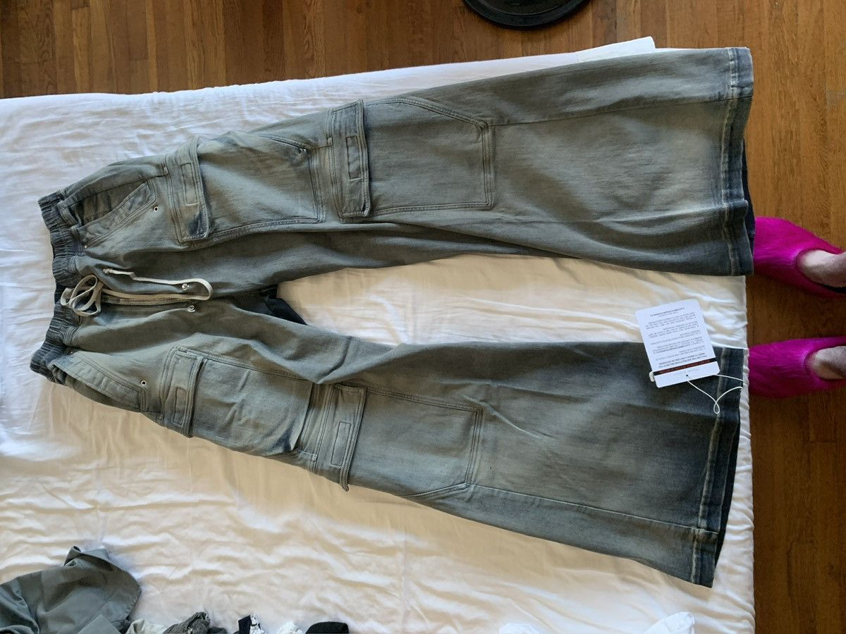 Rick Owens Drkshdw RICK OWENS DRKSHDW CARGO BELAS FW24 PORTERVILLE SKY Size US 32 / EU 48 - 8 Thumbnail