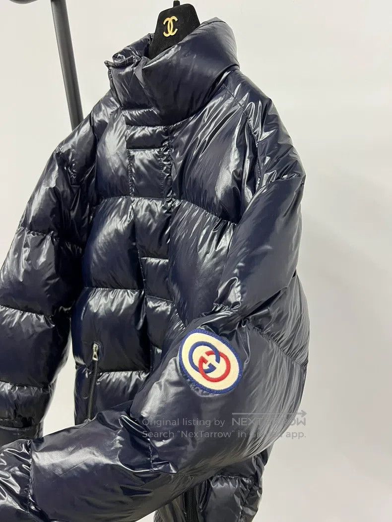 Gucci Gucci Dark blue shiny down jacket Size US S / EU 44-46 / 1 - 3 Thumbnail