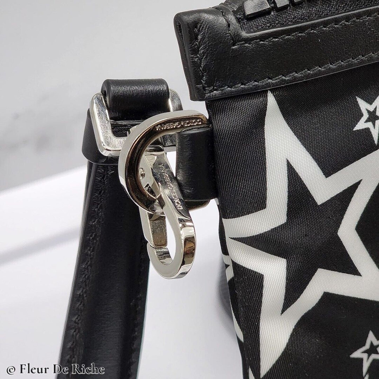 Dolce & Gabbana Dolce & Gabbana Millennials Star Wristlet / Clutch Black Size ONE SIZE - 4 Thumbnail