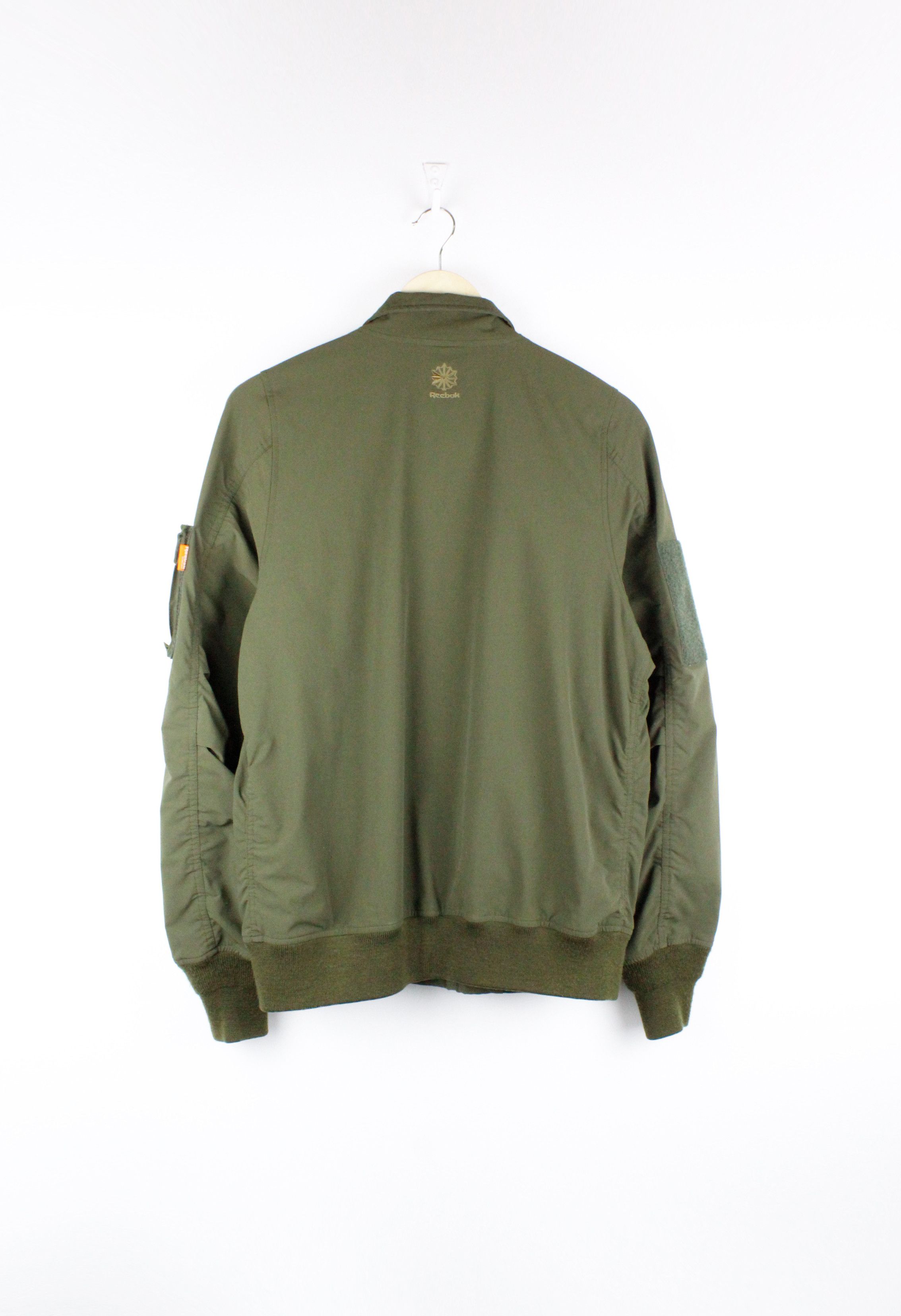 Beams Japan × Beams Plus × Reebok Beams Plus x Reebok Nylon Olive Military Bomber Jacket Size US S / EU 44-46 / 1 - 6 Thumbnail