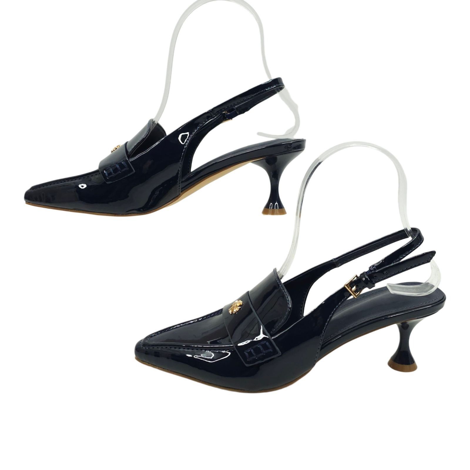 Other ZBY Coutgo Pointed Toe Slingback Kitten Heel Pumps Women 6 Size US 6 / IT 36 - 11 Thumbnail