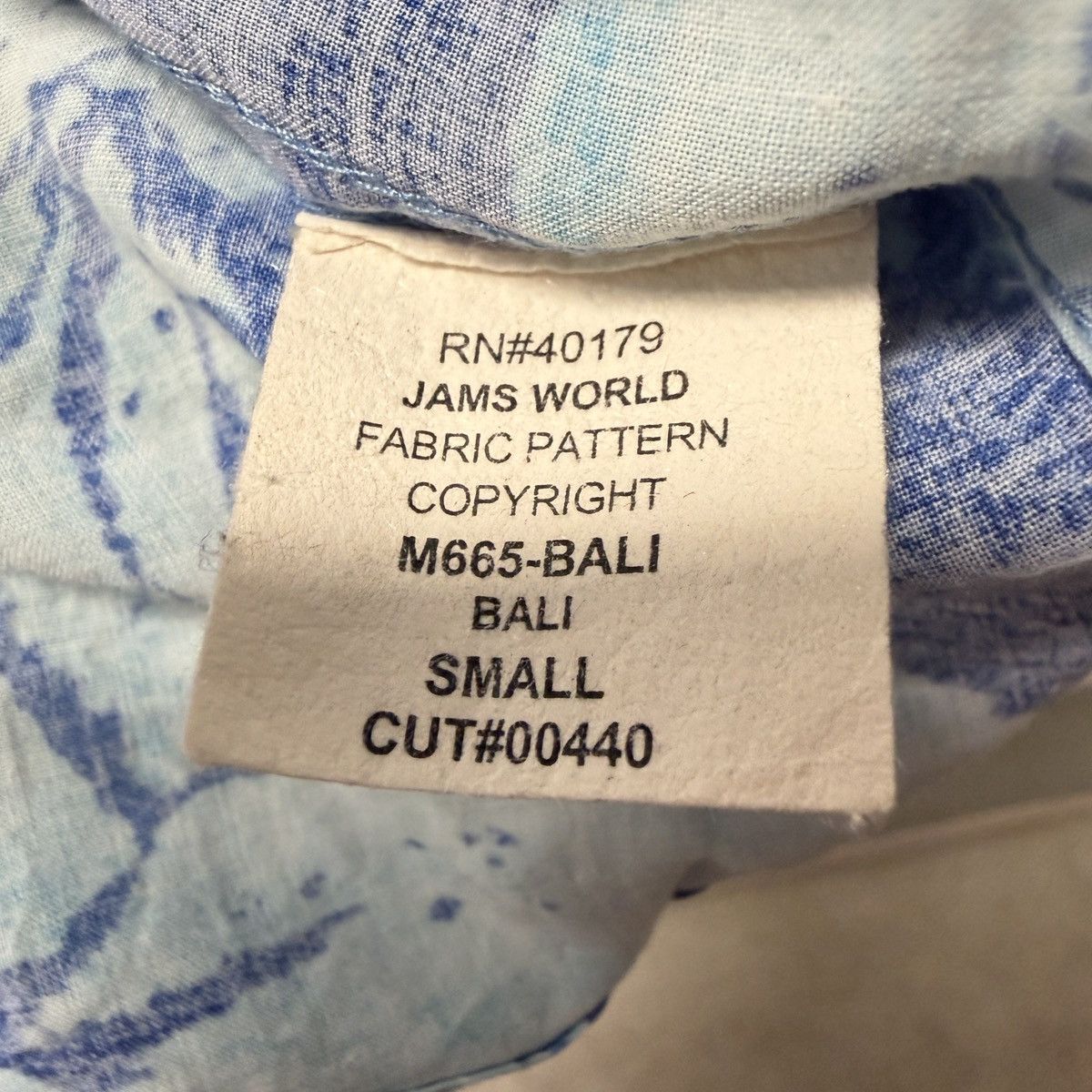 Jams World Vintage Jams World Hawaiian Aloha Blue Shirt Size Small Size US S / EU 44-46 / 1 - 4 Thumbnail