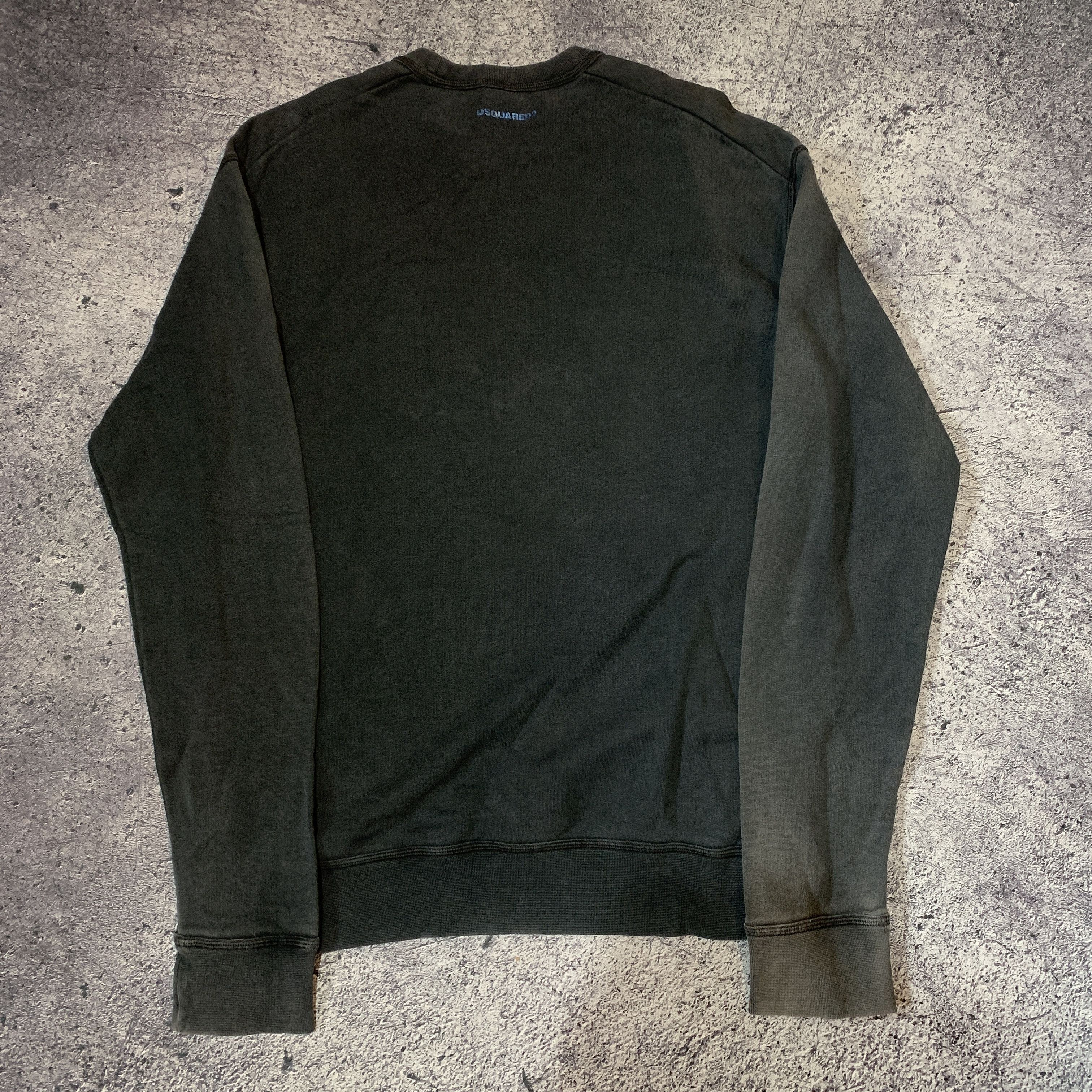 Dsquared2 1990s Dsquared2 Printed Faded Wash Crewneck Size US L / EU 52-54 / 3 - 4 Thumbnail