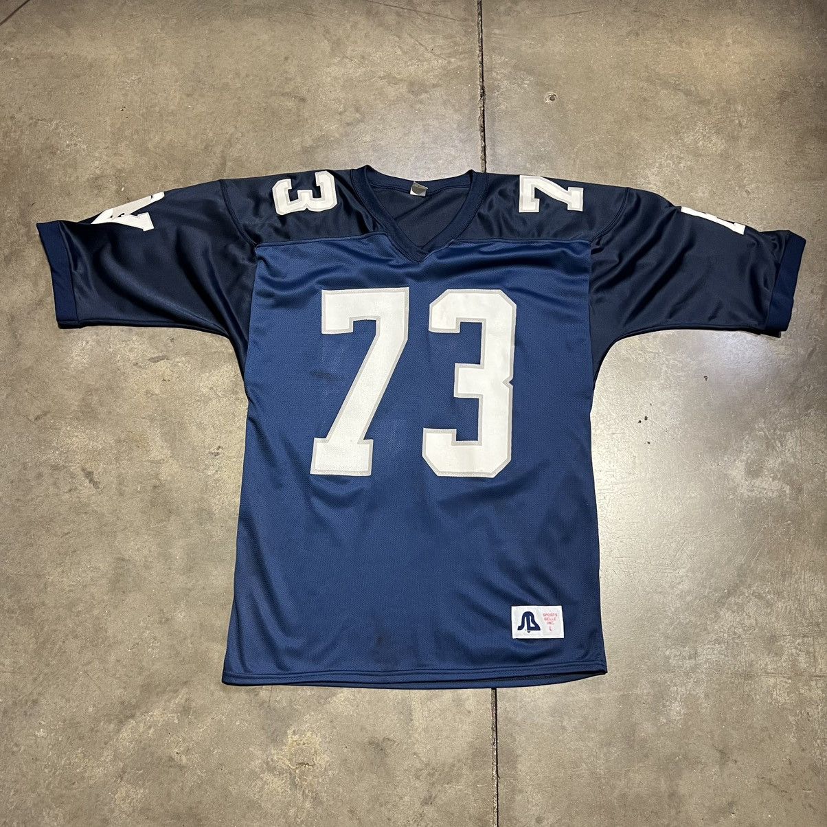 Vintage Vintage Mesh Football Jersey Practice Warm Up Cropped 80s Size US L / EU 52-54 / 3 - 3 Thumbnail