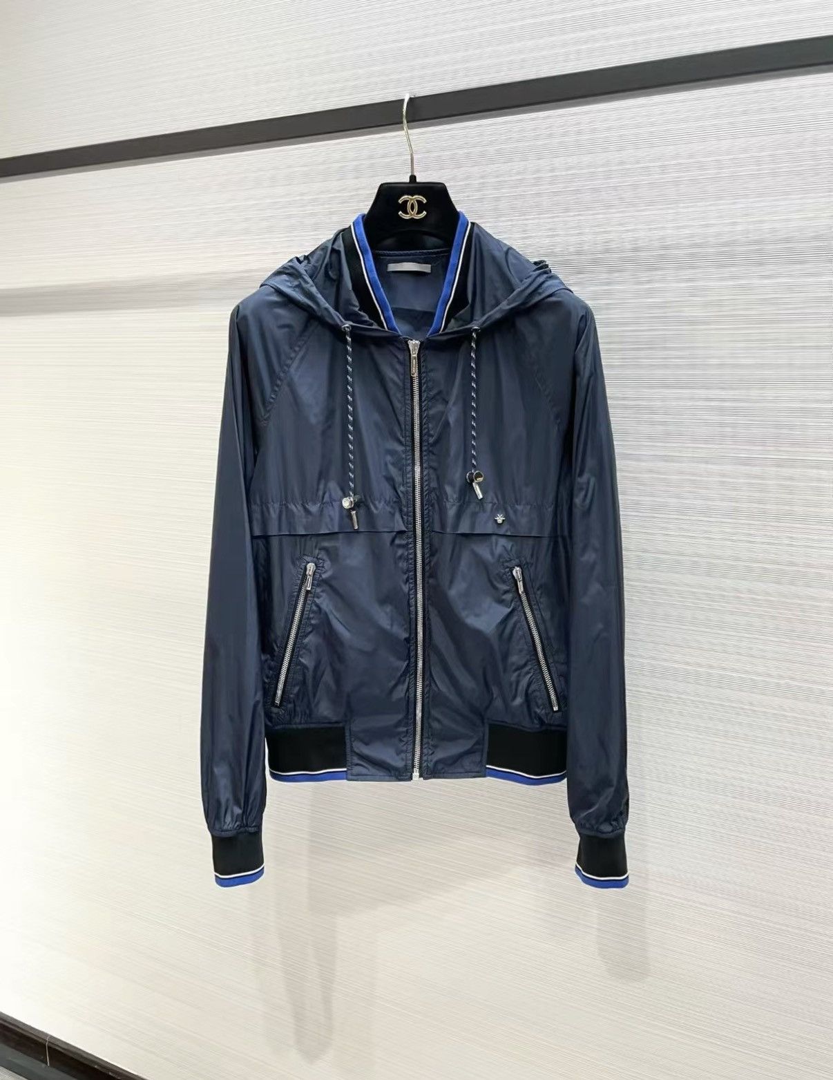 Dior Dior Blue Color Block Hooded Jacket J33 Size US S / EU 44-46 / 1 - 1 Thumbnail