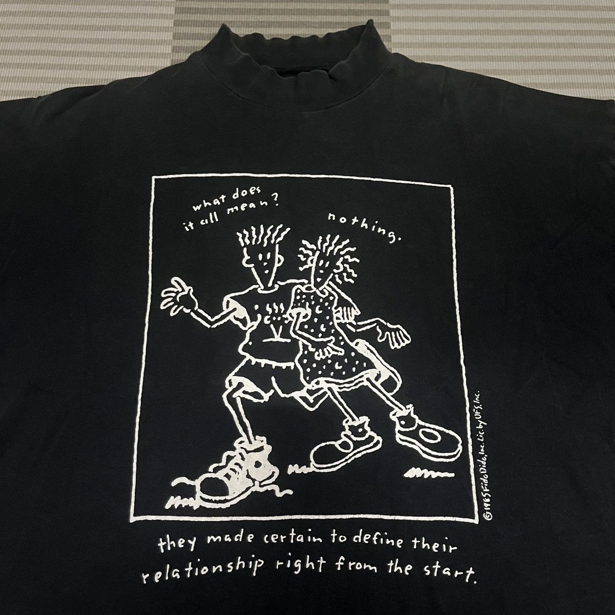 Vintage Vintage 1985 Fido Dido Long Sleeve Turtleneck Shirt Size US L / EU 52-54 / 3 - 6 Thumbnail