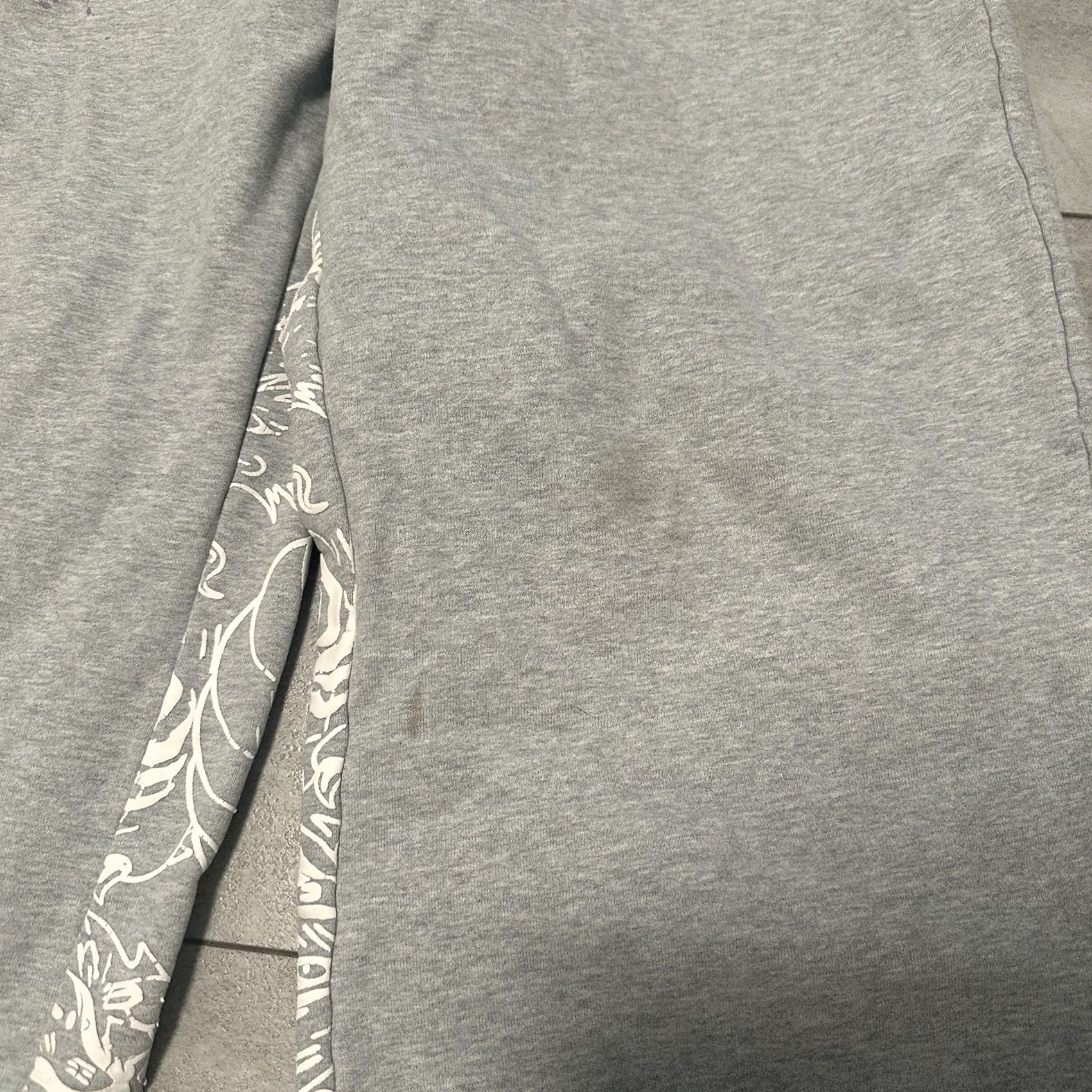 Vintage VIRACOCHA Sweatpants Textured Dragon Design Y2K Grunge Baggy Small Gray Men Regular S Size US 29 - 4 Thumbnail