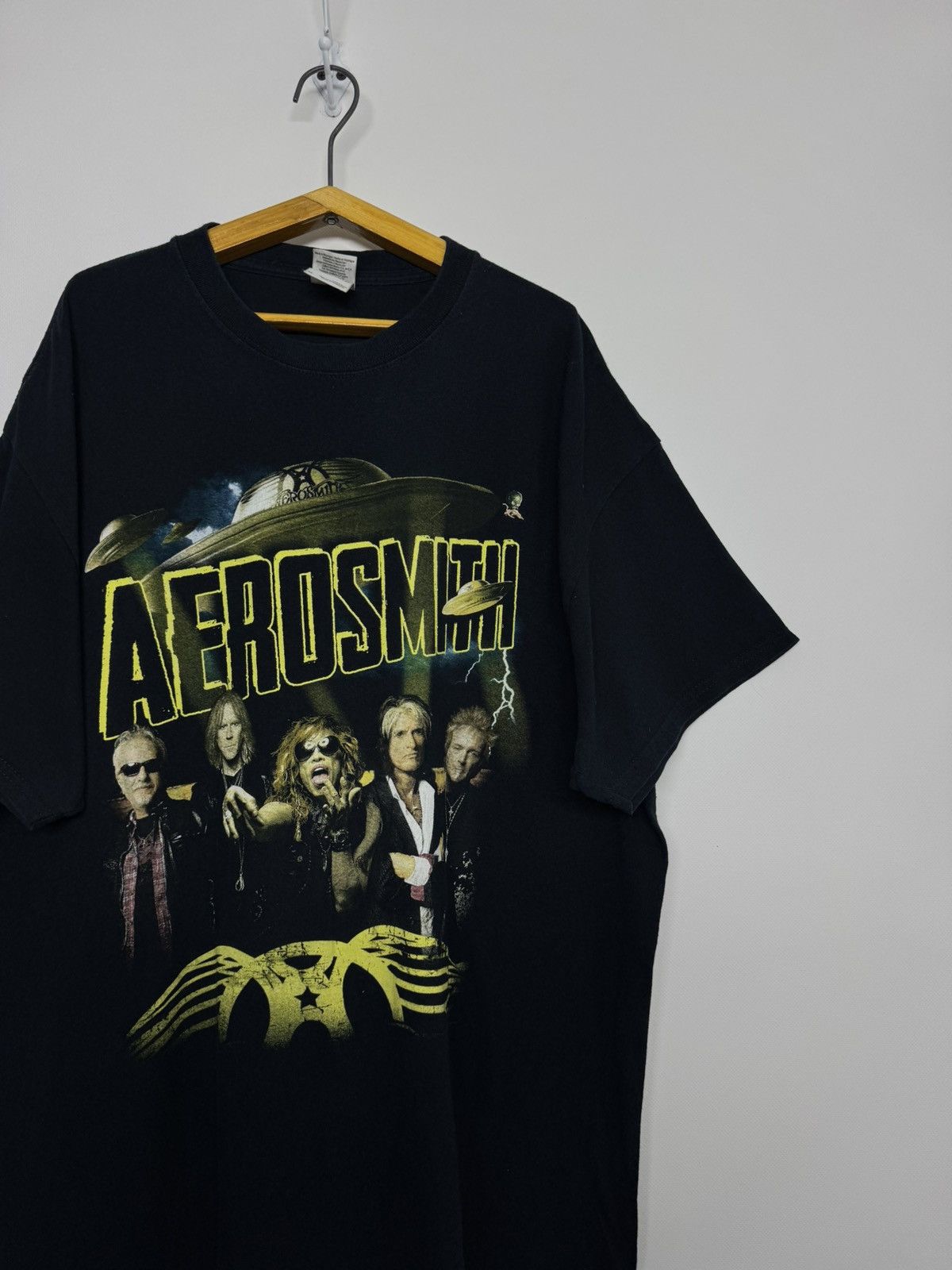 Gildan Aerosmith The Global Warming Tour 2014 T Shirt Size US XL / EU 56 / 4 - 8 Thumbnail