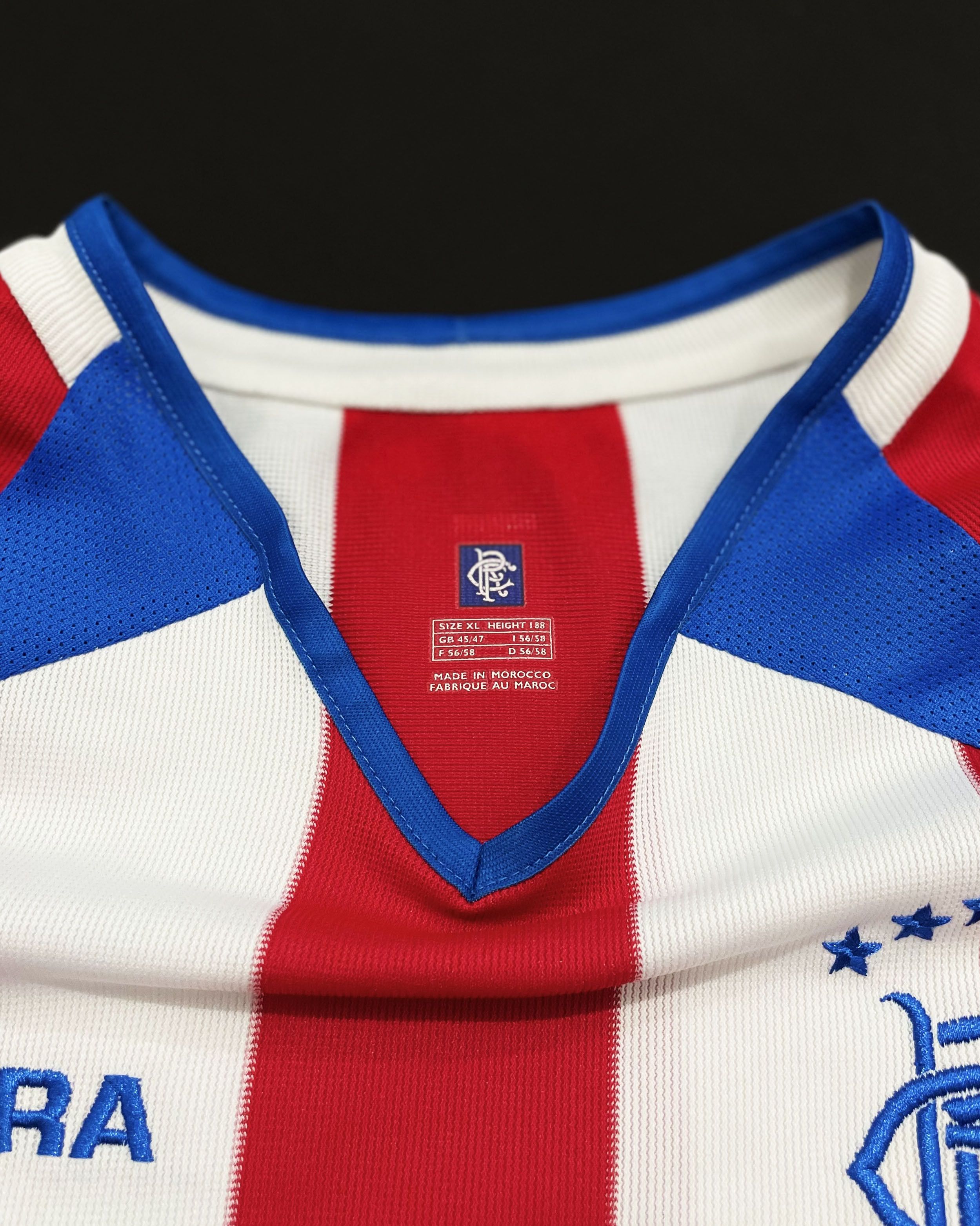 Diadora Rangers Away Kit 2003 2004 Size US XL / EU 56 / 4 - 4 Thumbnail