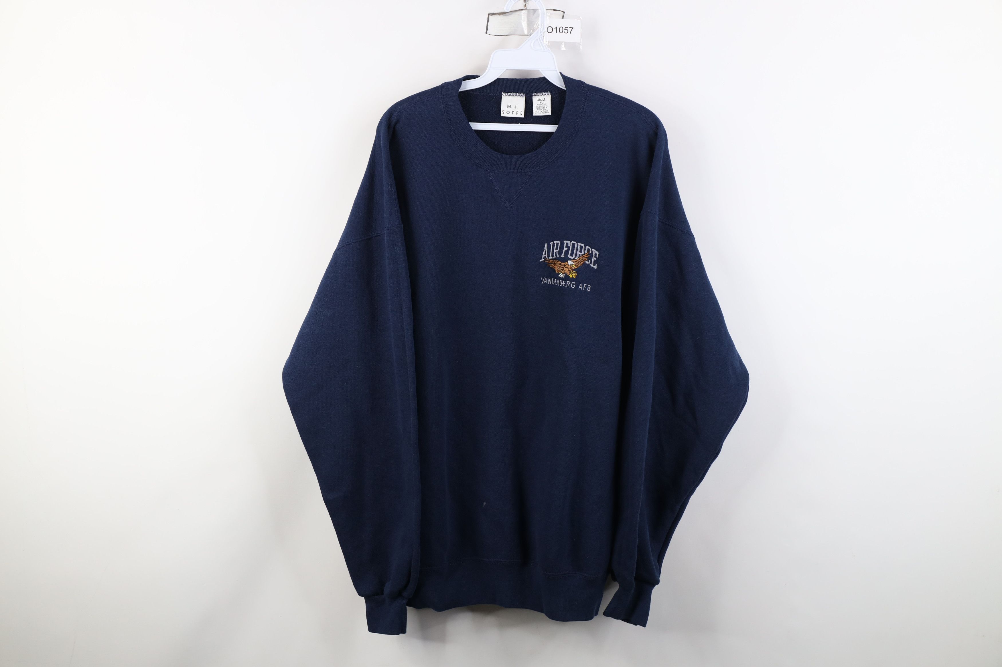 Vintage Vintage 90s Vandenberg Air Force Base Crewneck Sweatshirt Size US XL / EU 56 / 4 - 1 Thumbnail