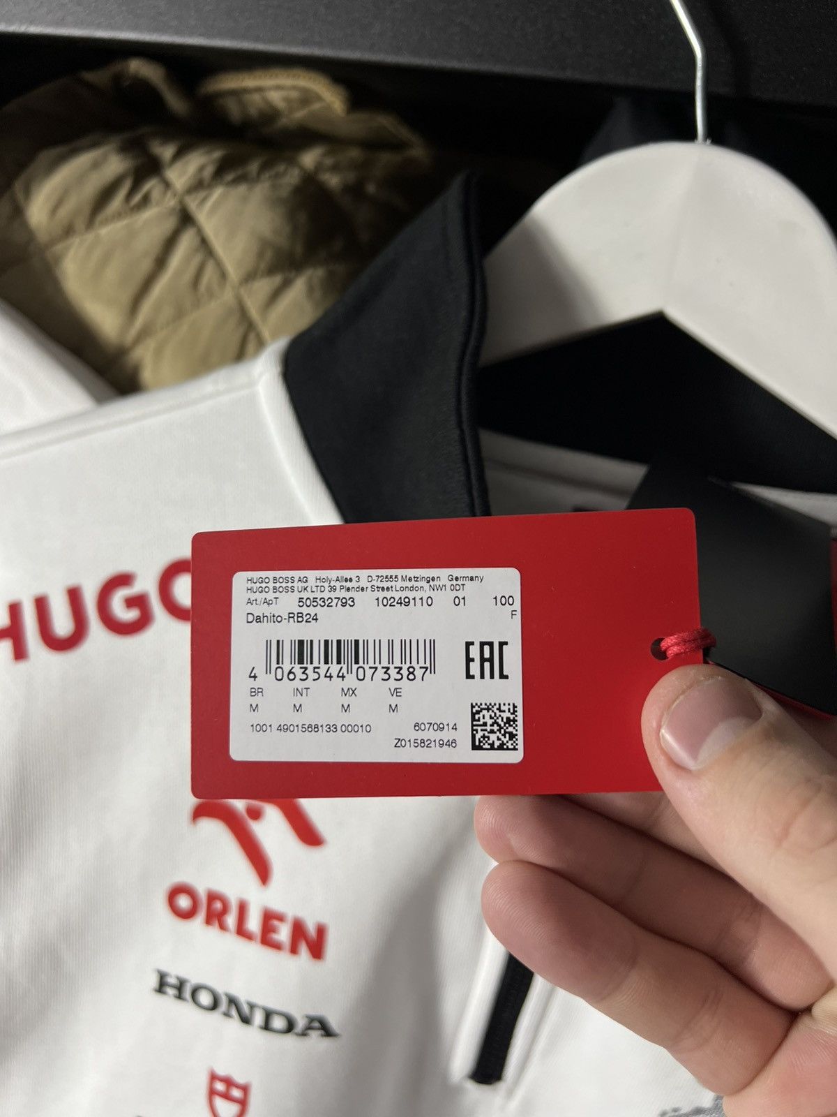 Hugo 🔥 HUGO Red Bull Racing F1 2024 1/4 Zip Sweatshirt Visa Cash Size US M / EU 48-50 / 2 - 10 Thumbnail