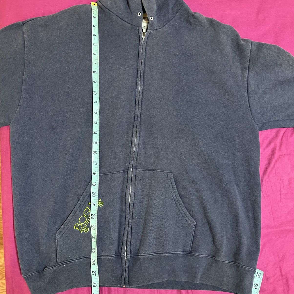 Vintage Vintage Skateboard Zip Hoodie XL 1990s Bogus Size US XL / EU 56 / 4 - 6 Thumbnail