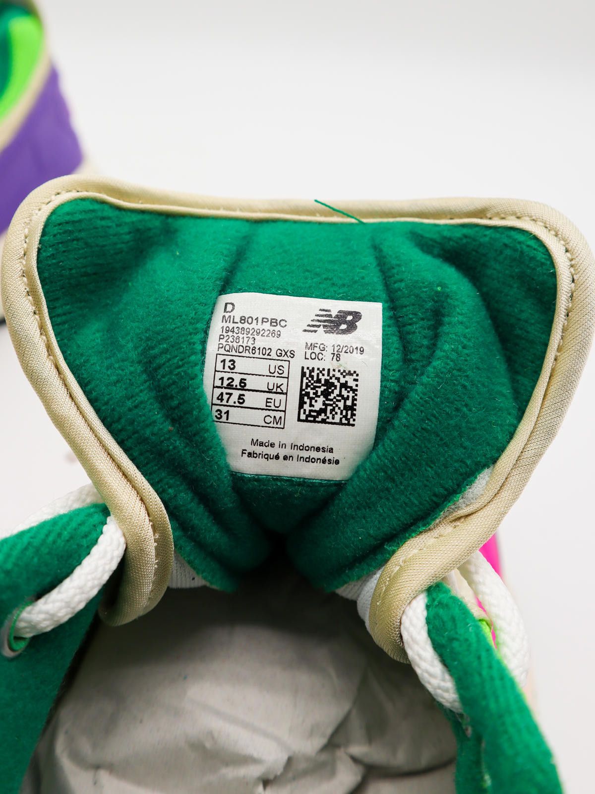 New Balance New Balance 801 x Paperboy Paris – ML801PBC - BNIB Size US 14 / EU 47 - 5 Thumbnail