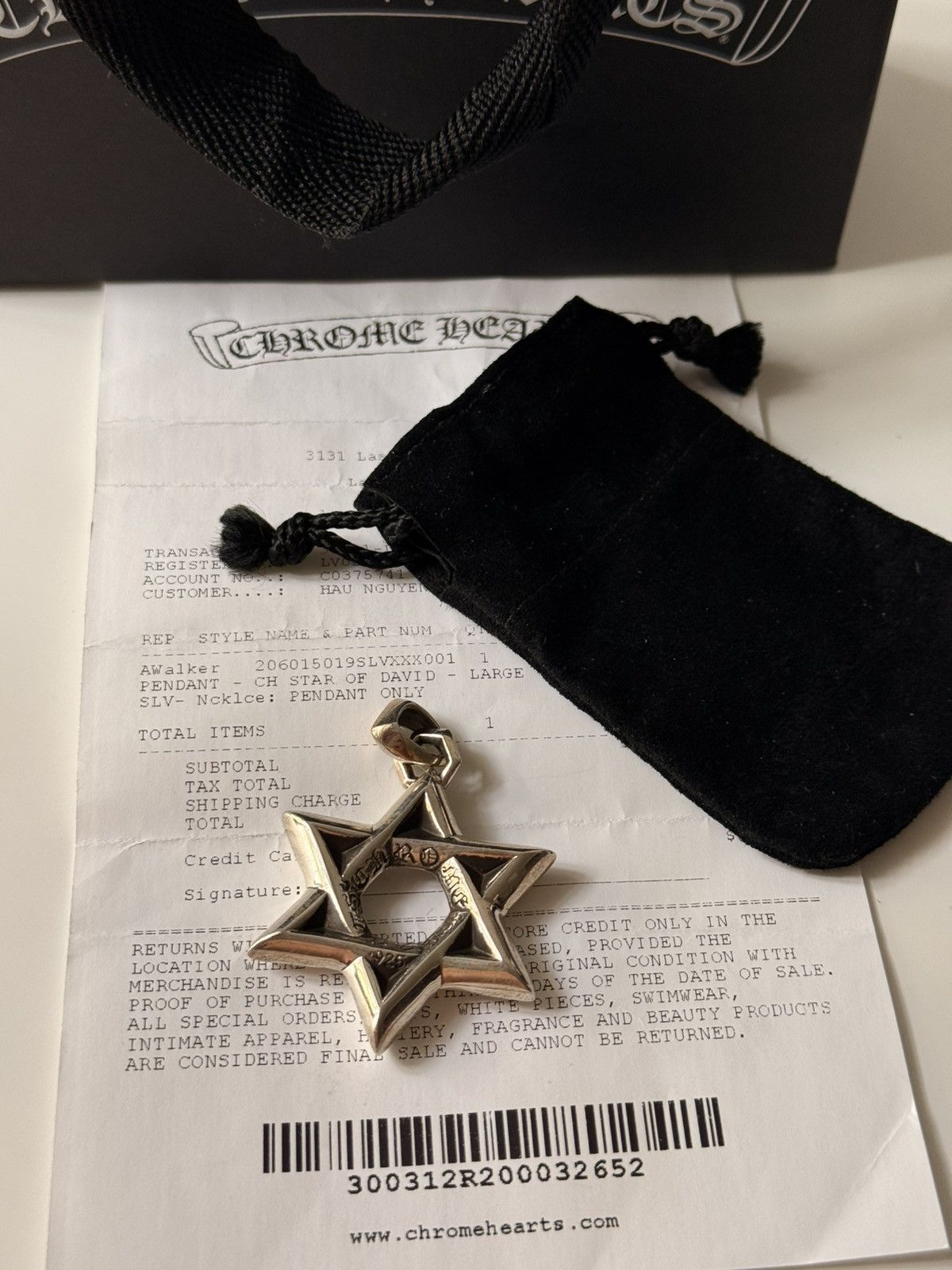 Chrome Hearts Chrome hearts star david largh pendant Size ONE SIZE - 1 Thumbnail