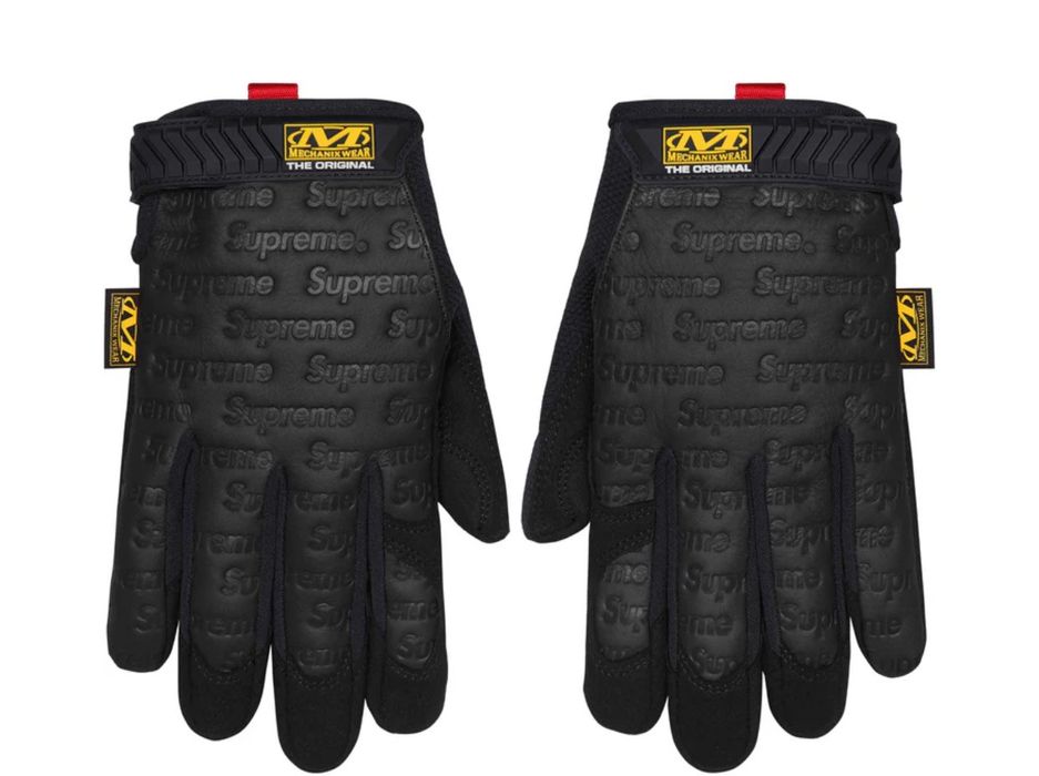 Supreme Supreme x Mechanix Leather Work Gloves - Black - XL | Grailed