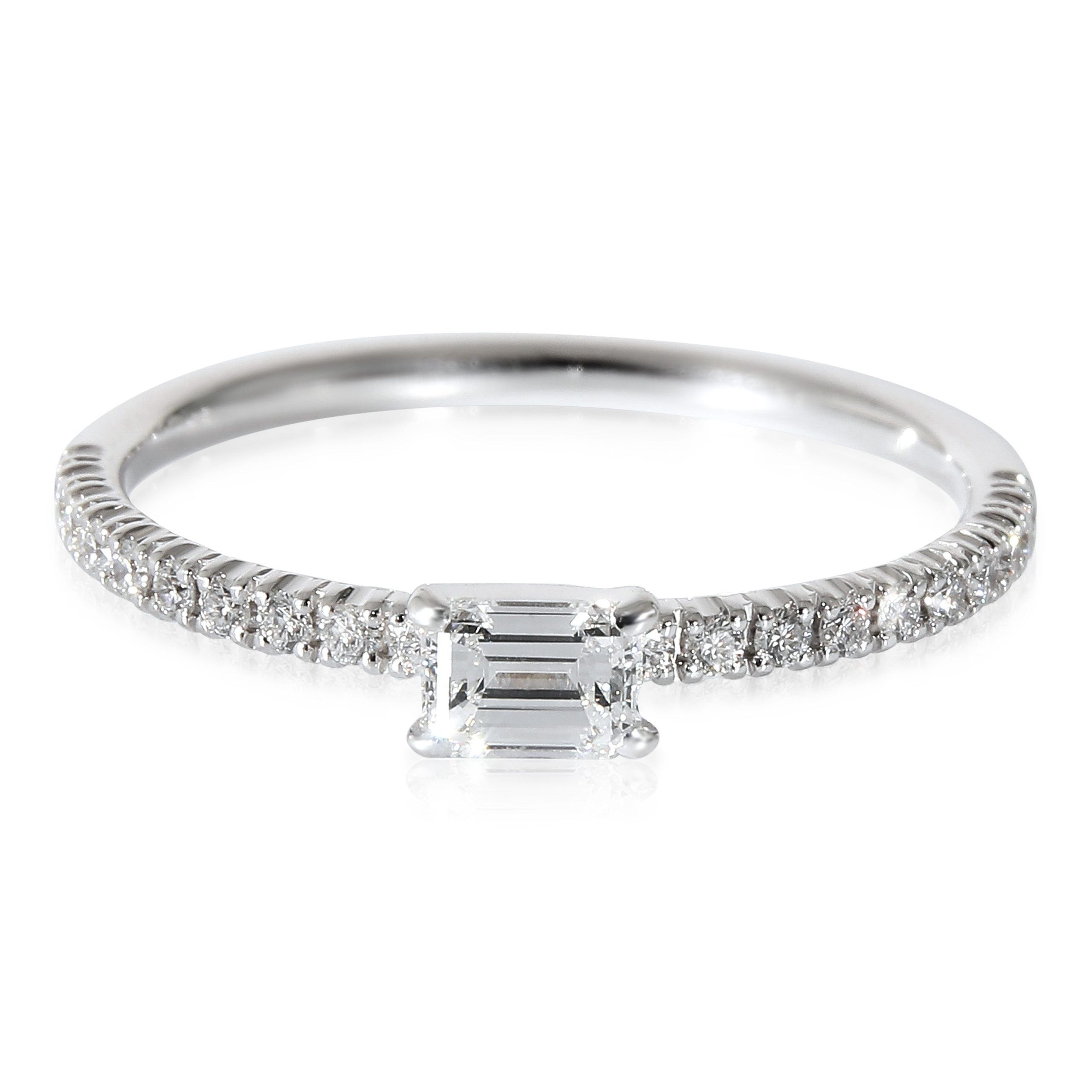 image of Cartier Etincelle De Cartier Diamond Ring In 18 Karat White Gold Ef VVS 0.28 Ct, Women's