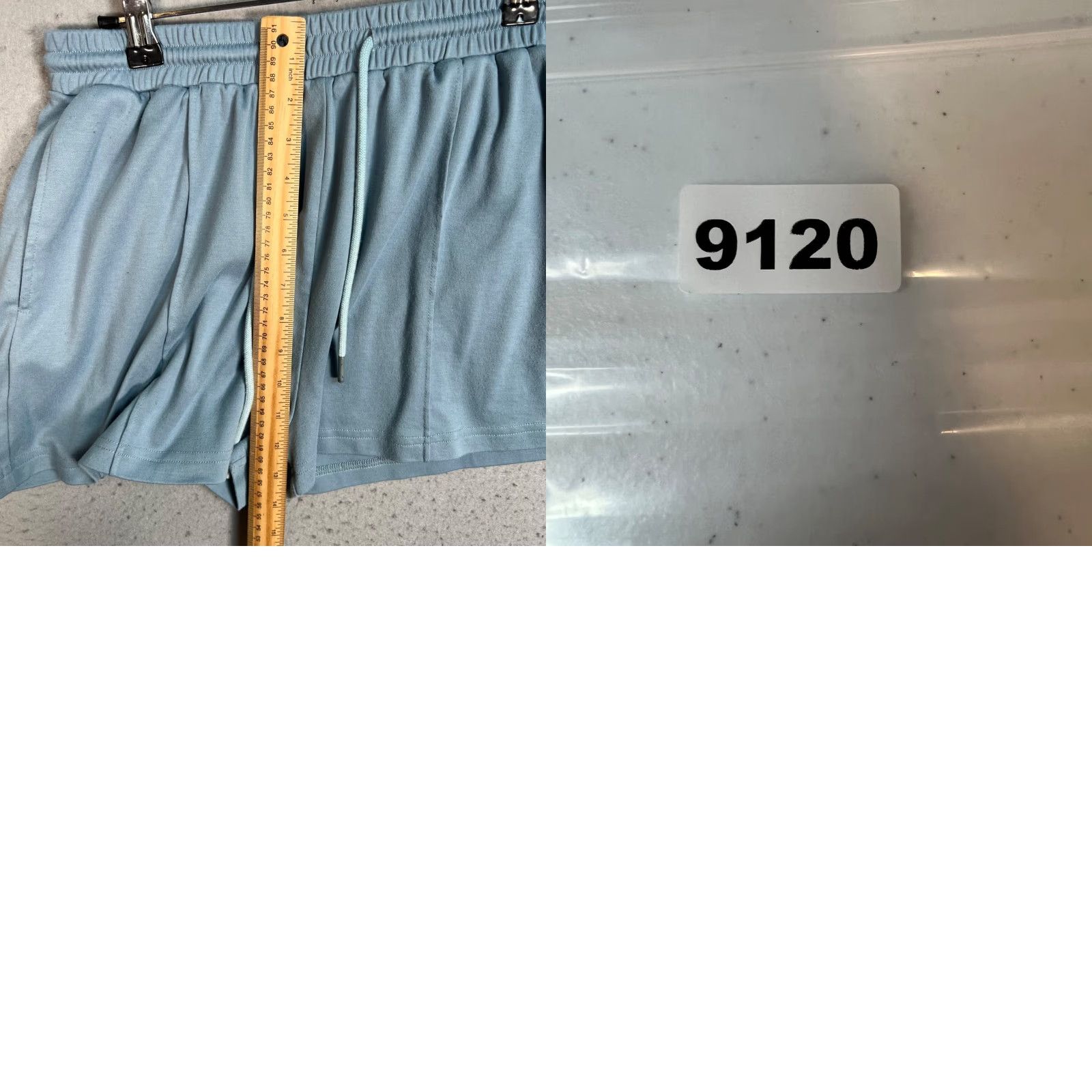 Cider VINTAGE Cider Women's Casual Athletic Pull-On Shorts Size Large Blue 28in Waist Elastic Pockets Size 36" / US 14 / IT 50 - 8 Thumbnail