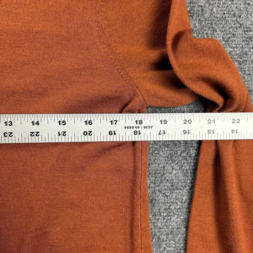 Talbots Talbots Sweater Womens Small Brown V-Neck Knit Pure Merion Size S / US 4 / IT 40 - 5 Thumbnail
