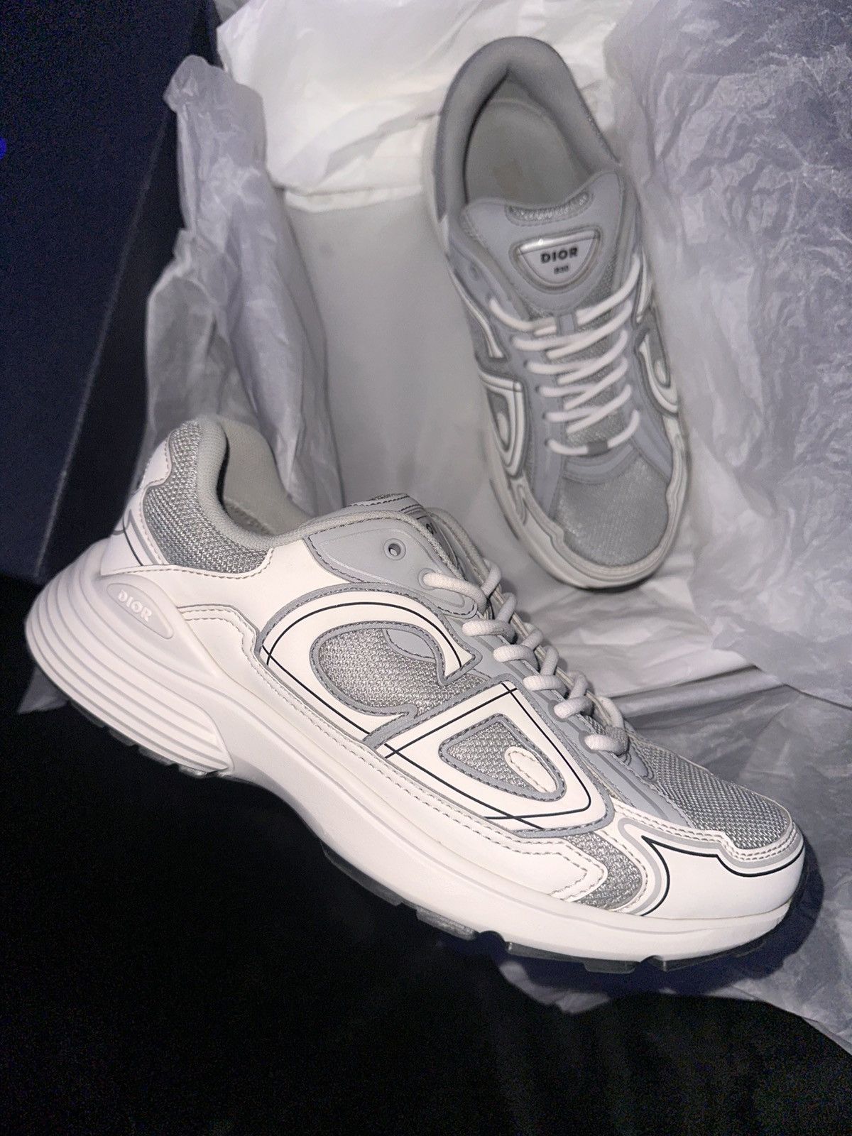 Dior Christian Dior B30 “Gray/White” Size US 8 / EU 41 - 4 Thumbnail