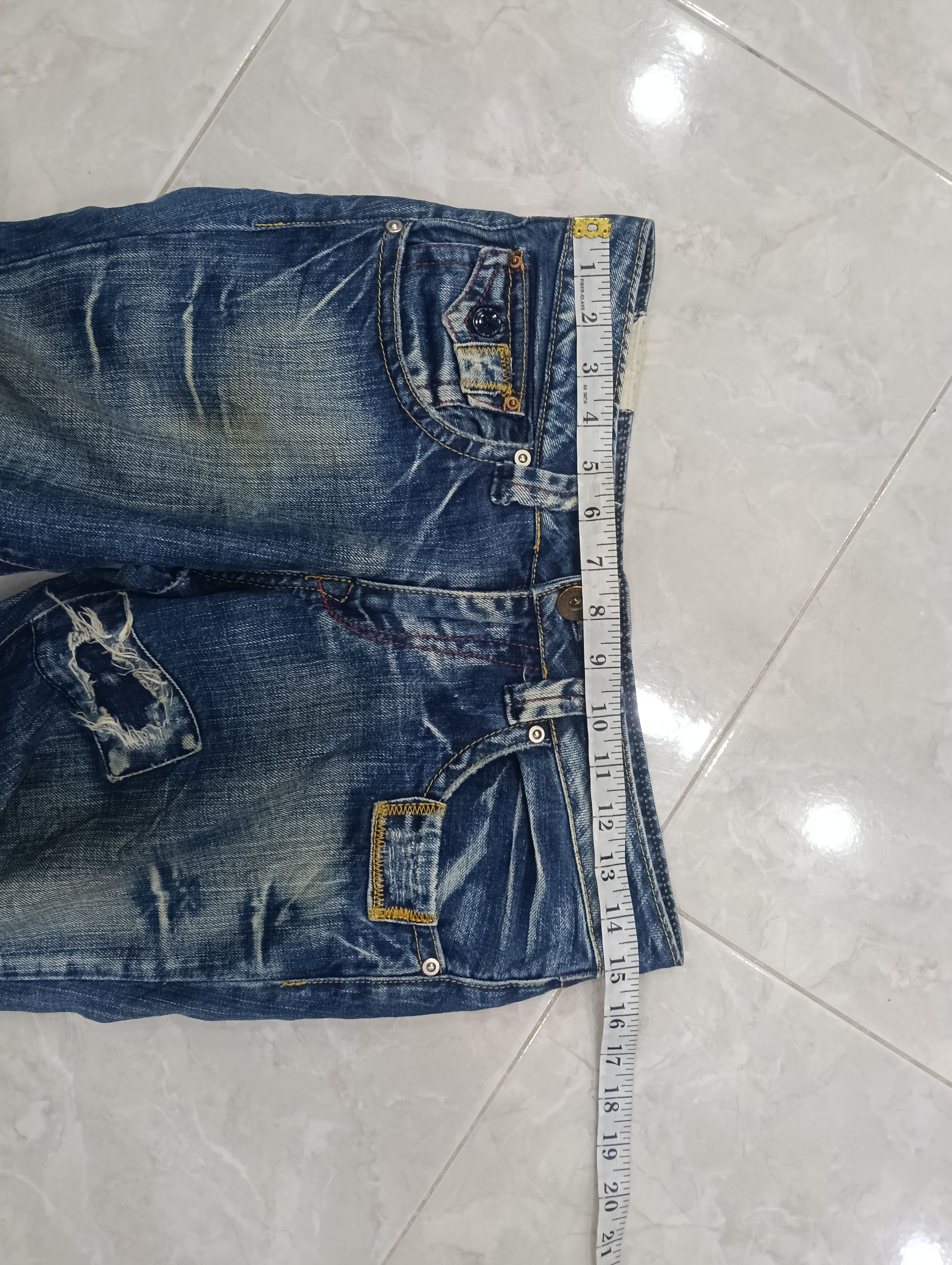 Japanese Brand Costello Sick Design Bootcut Denim Size 30" / US 8 / IT 44 - 13 Thumbnail