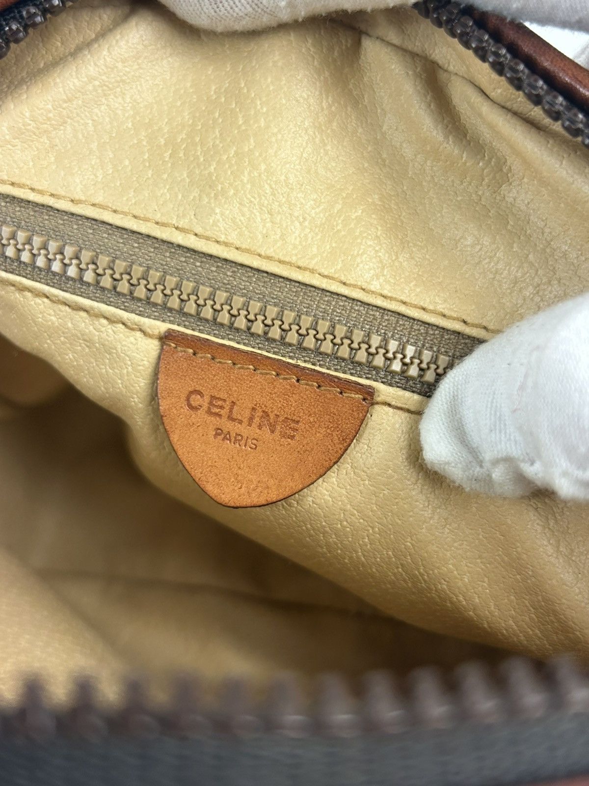 Celine Celine Macadam Leather Bow Crossbody Bag Size ONE SIZE - 6 Thumbnail
