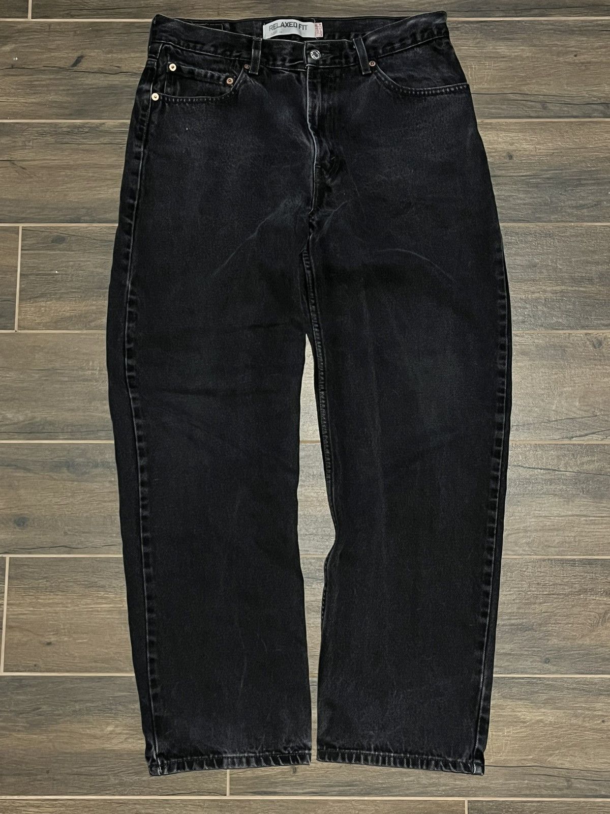 Levi's × Vintage Vintage Levi’s 550 Jeans Baggy Grunge Skater Relaxed Fit Size US 33 - 1 Thumbnail