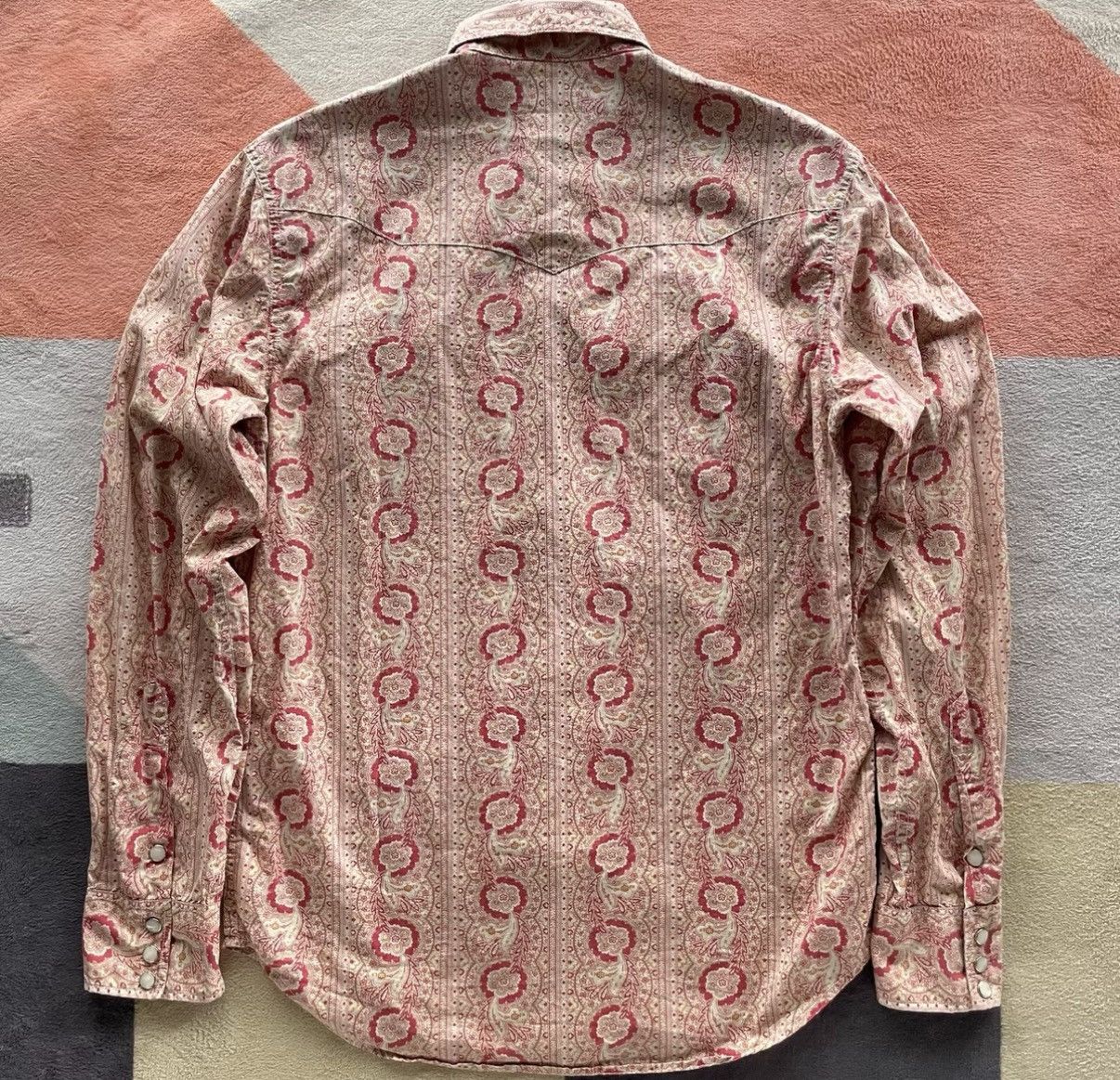 RRL Ralph Lauren RRL Ralph Lauren Double RL Printed Western Shirt K22 Size US S / EU 44-46 / 1 - 6 Thumbnail