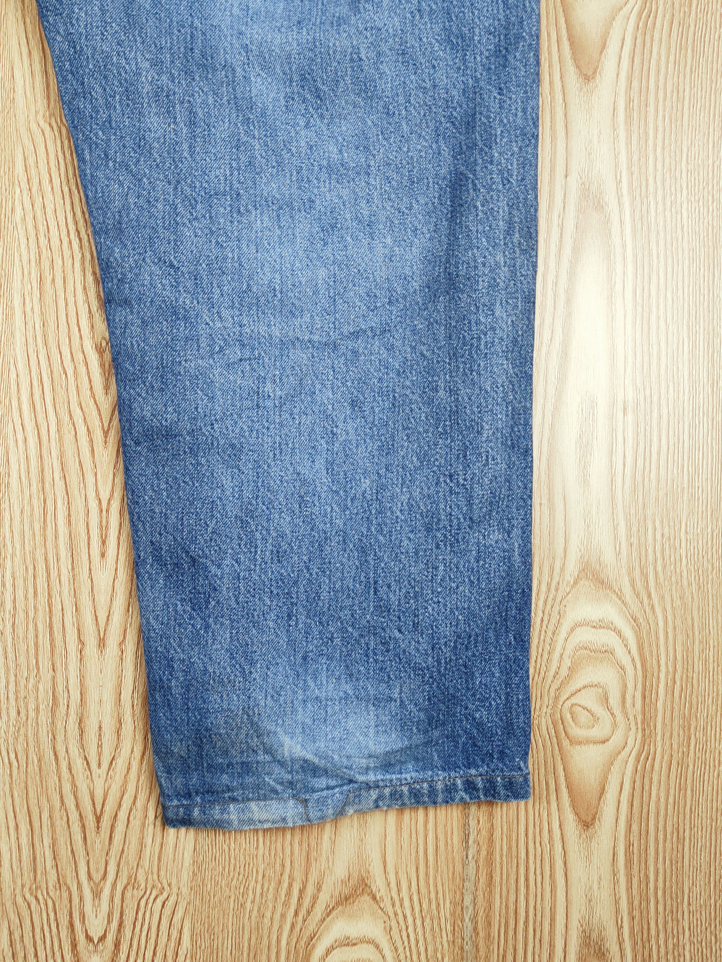 Japanese Brand Uniqlo Dark Blue Faded Distressed Ripped Jeans #S2725 Size US 36 / EU 52 - 12 Thumbnail