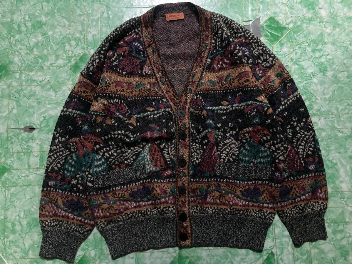 Missoni Vintage Missoni Cadigan Indean Size US L / EU 52-54 / 3 - 1 Thumbnail