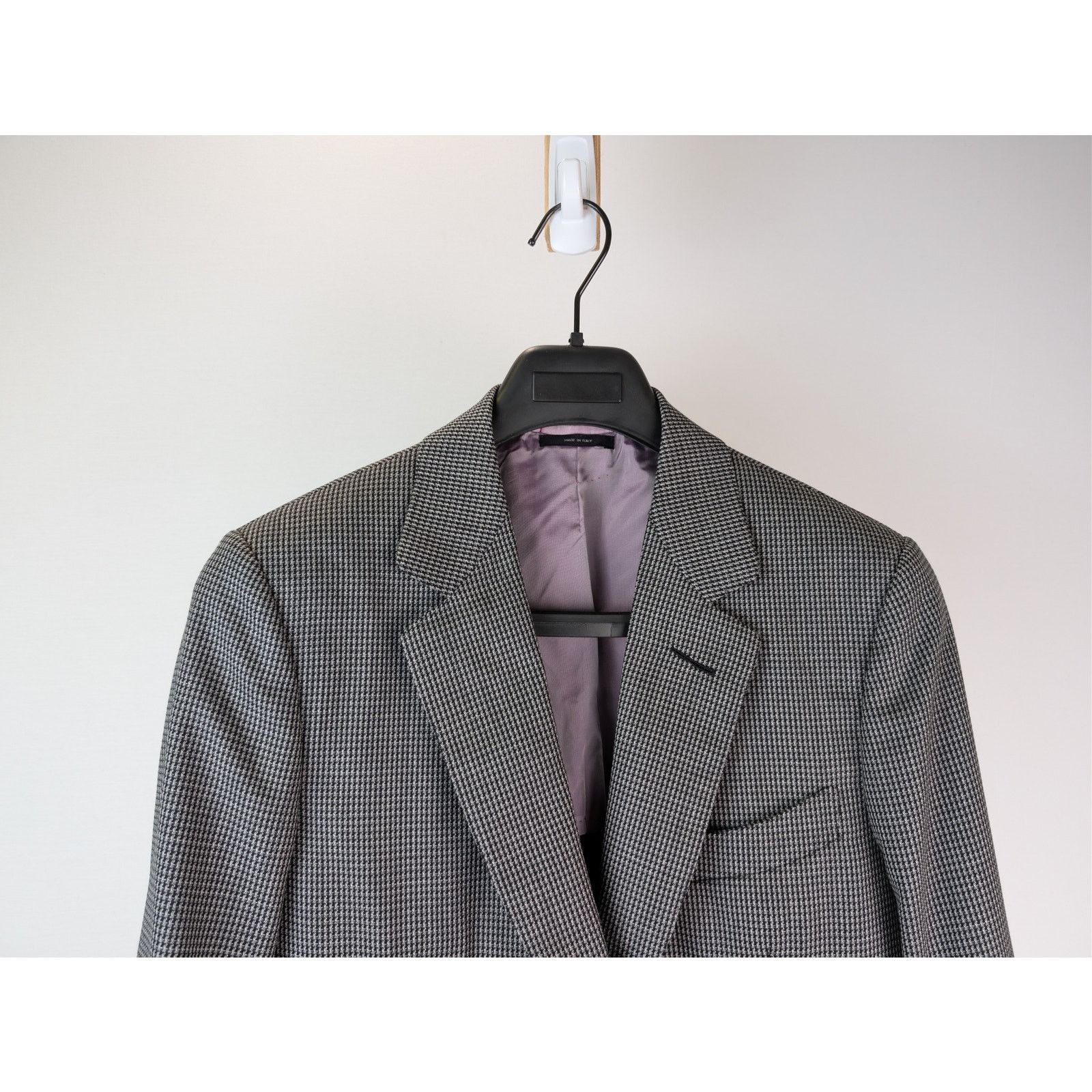 Tom Ford o1rshd1 CC20 Slim-Fit Puppytooth Wool Suit Jacket in Gray Size US M / EU 48-50 / 2 - 3 Thumbnail