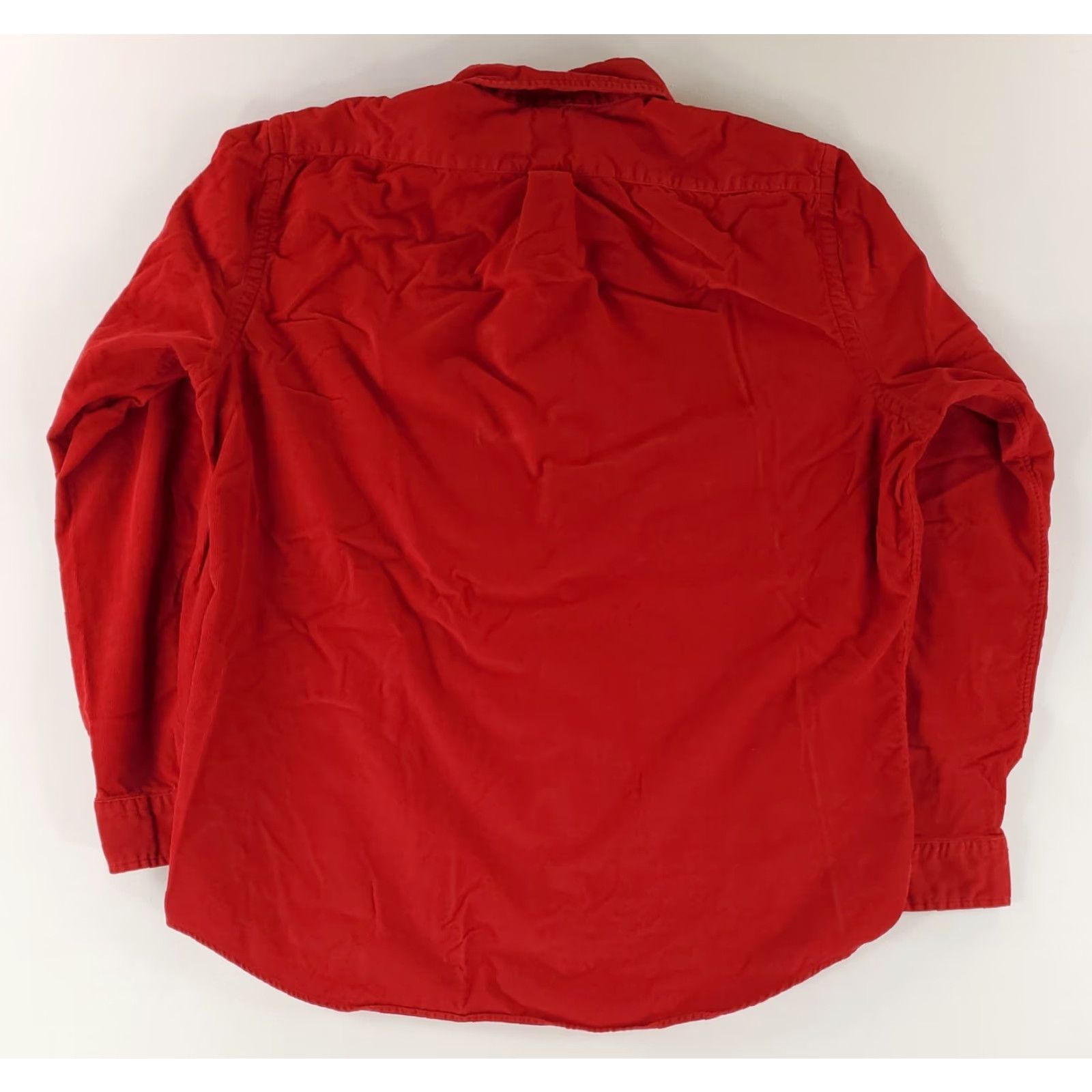 Polo Ralph Lauren Polo Ralph Lauren Shirt Button Down Corduroy Red Long Sleeve Mens XL Size US XL / EU 56 / 4 - 4 Thumbnail