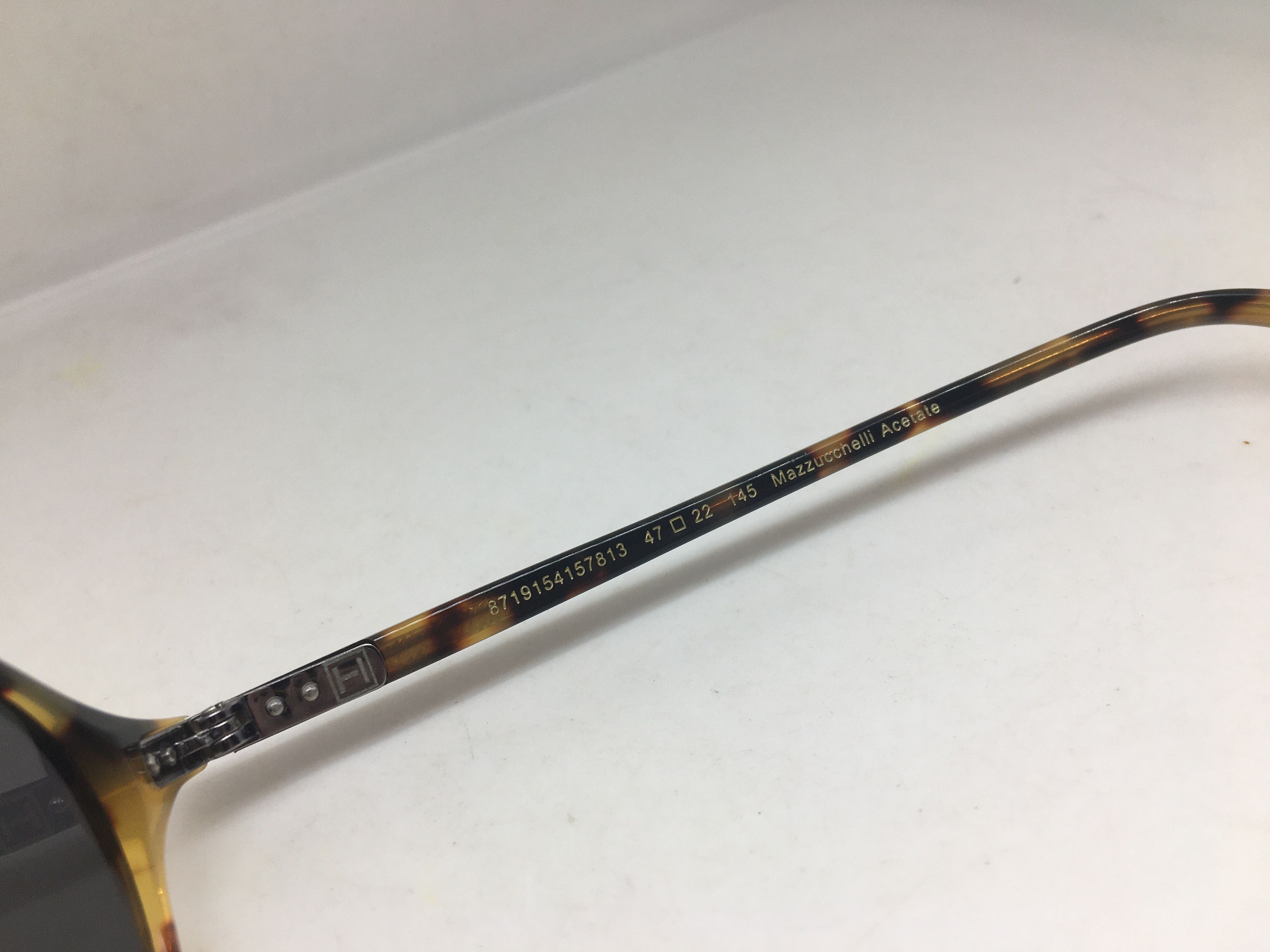 Other Heratage Mazzucchelli Acetate ARTSTOCRST Round Sunglasses Size ONE SIZE - 4 Thumbnail