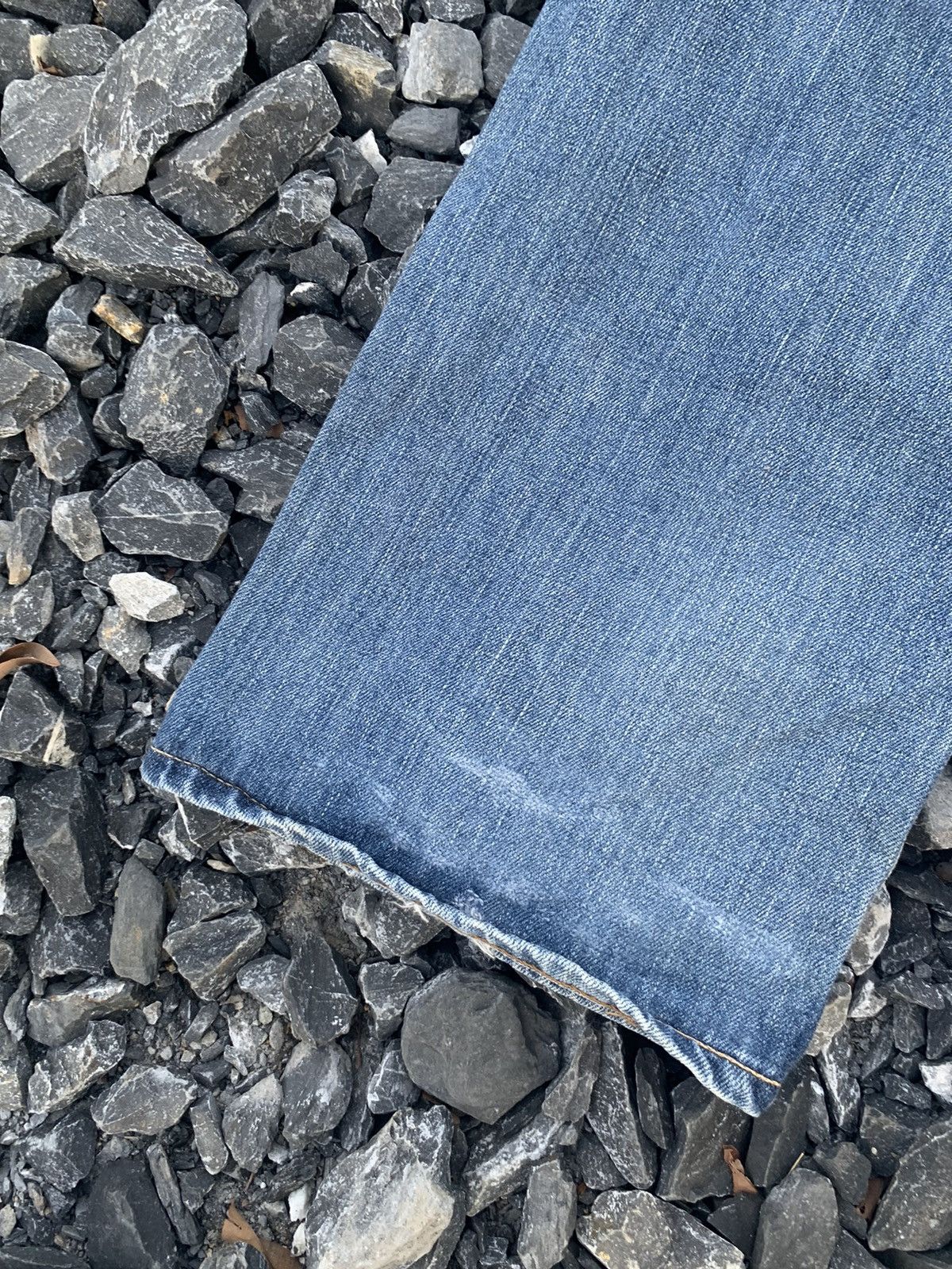 Japanese Brand VINTAGE EDWIN SELVEDGE 505 SELVEDGE DISTRESSED DENIM Size US 33 - 19 Thumbnail