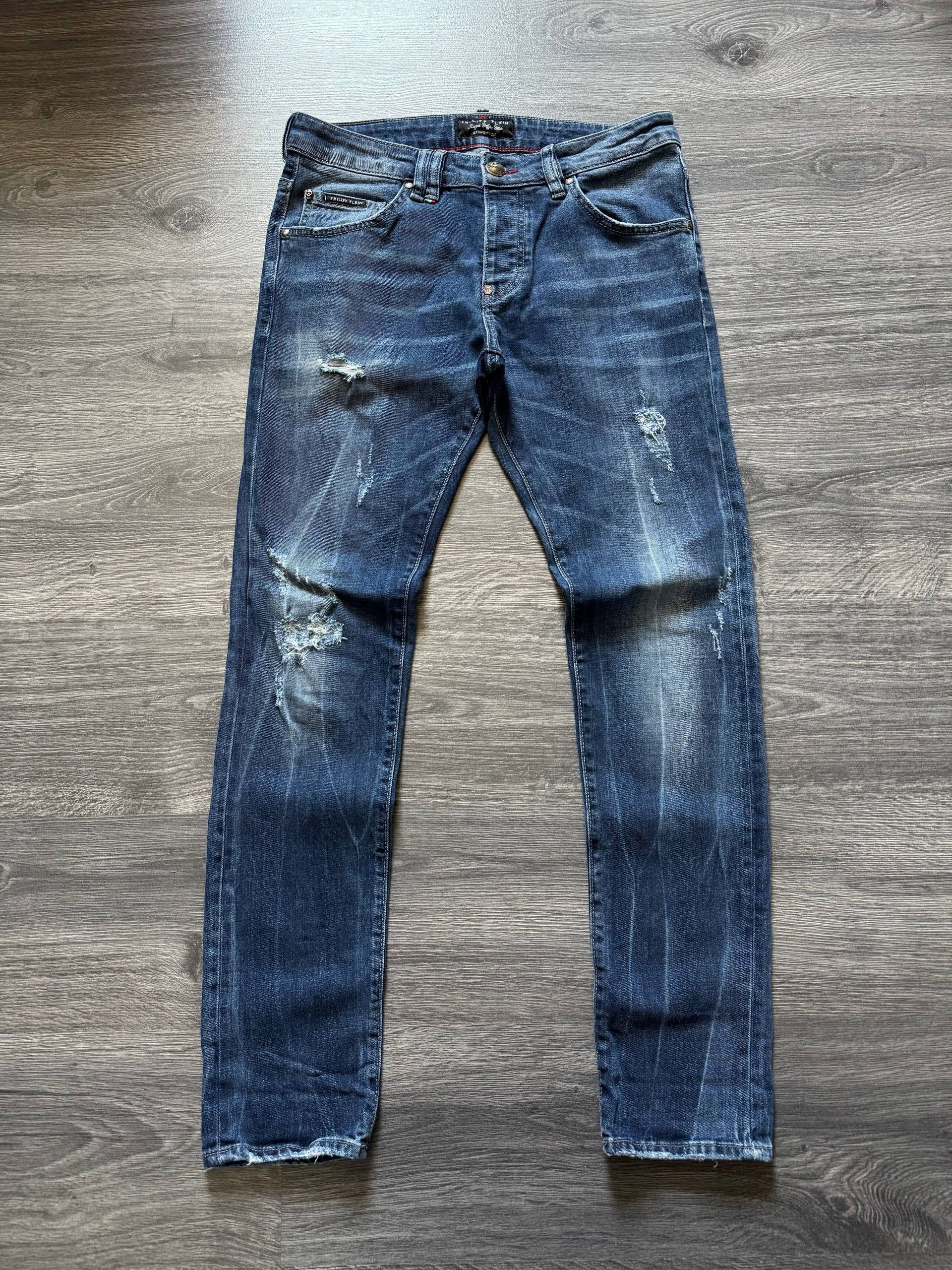 Philipp Plein Philipp Plein Distressed Jeans Skull Logo Denim Pants Size US 32 / EU 48 - 8 Thumbnail