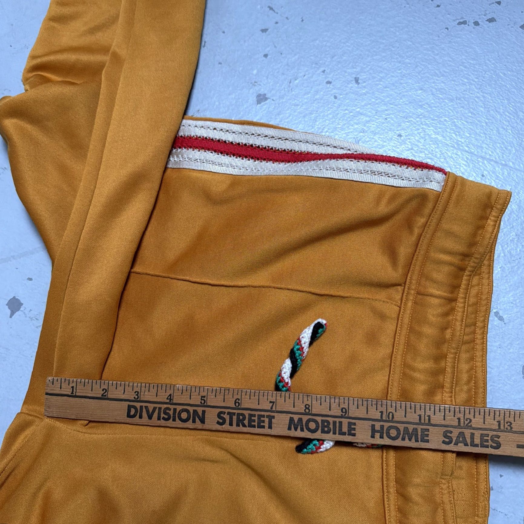 Wales Bonner Wales Bonner Track Pants Plain Brushed Jersey Mustard Size 5 Unisex Adults Pants Mustard 70s 80s Vintage Athleisure Designer Track Mens Womens Size US S / EU 44-46 / 1 - 5 Thumbnail
